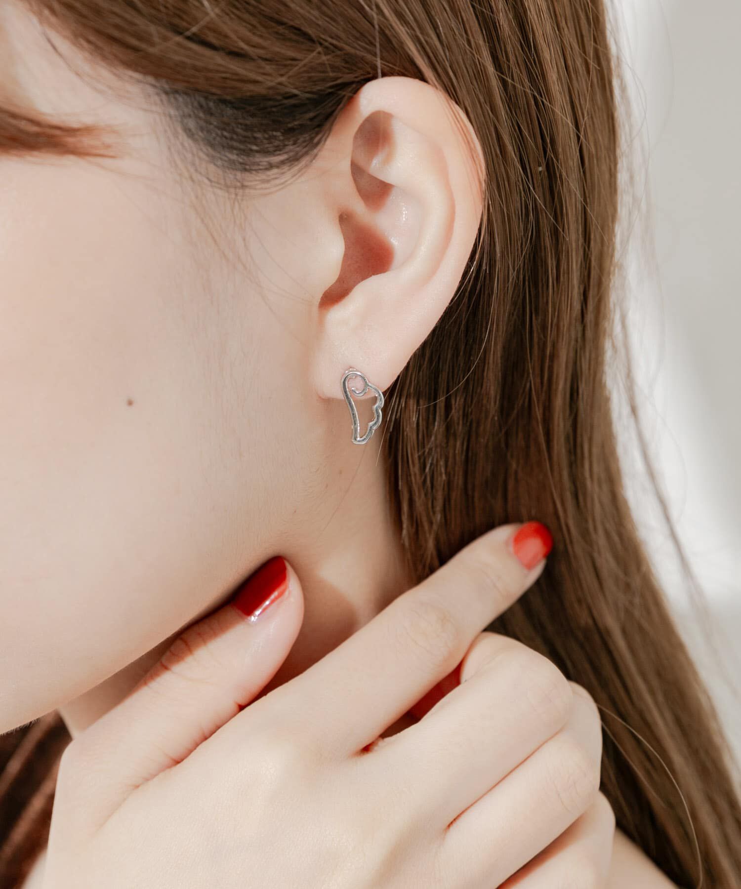 SMELLY「エンジェルフェザー2セットピアス」|ピアス|