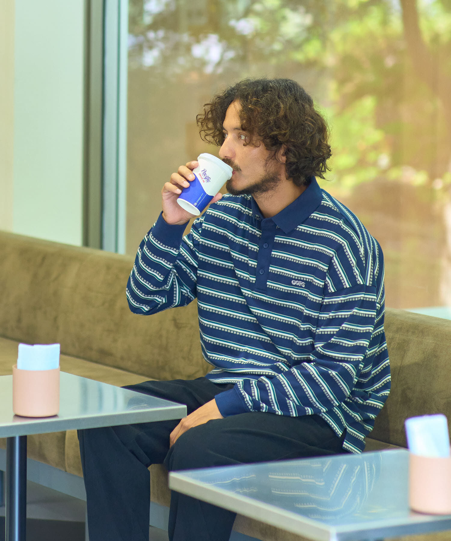 Sonny Label 「OOPS　レトロボーダーロングTシャツ」|Tシャツ・カットソー|