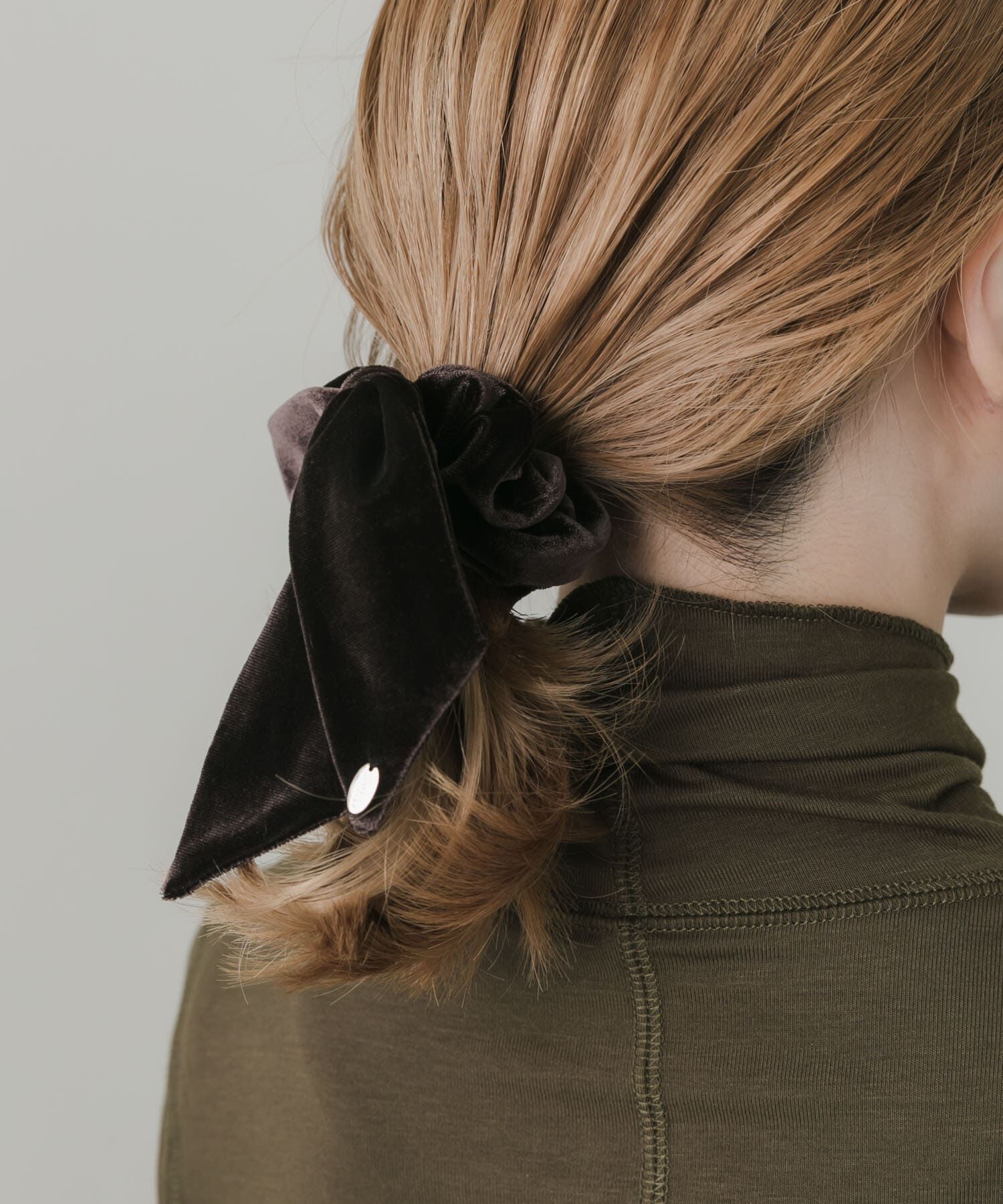 SMELLY「ベロアリボンシュシュ」|ヘアゴム・シュシュ|