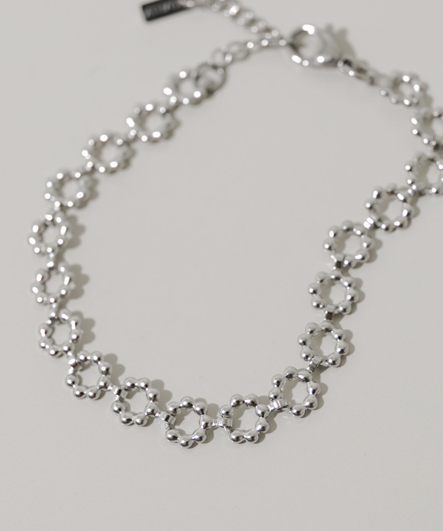 SMELLY「ステンレスフラワーチェーンブレスレット」|ブレスレット・バングル|