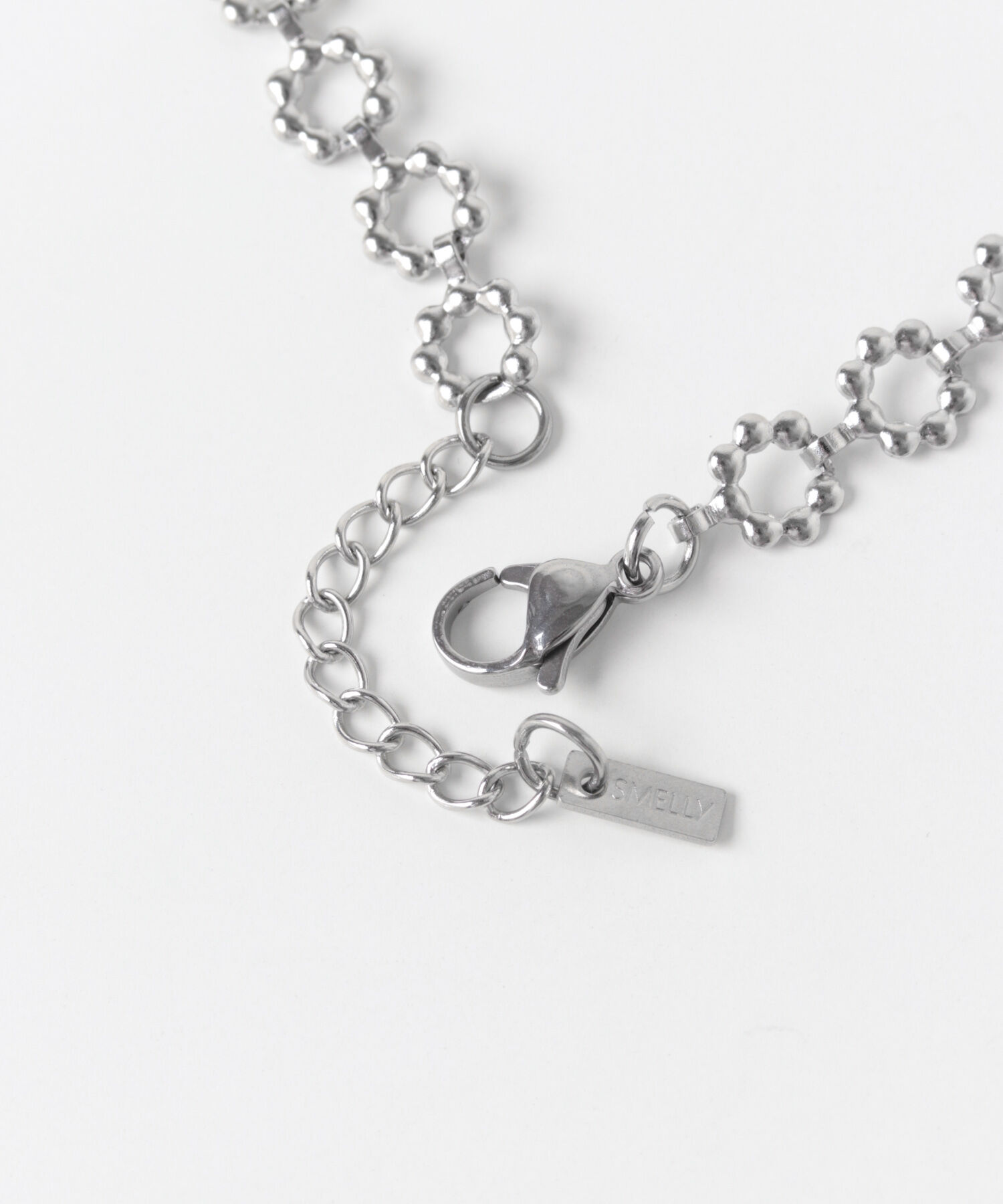 SMELLY「ステンレスフラワーチェーンブレスレット」|ブレスレット・バングル|