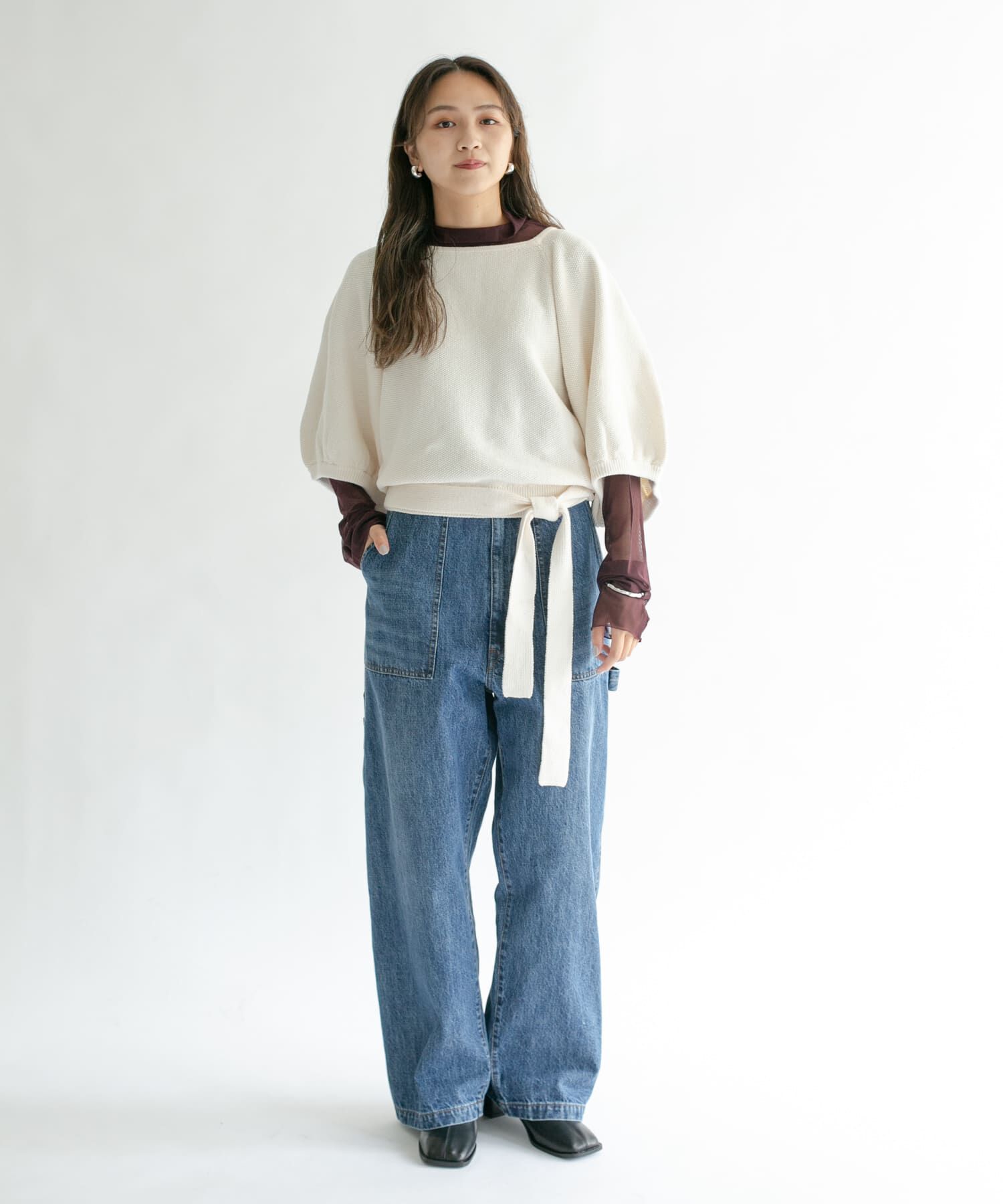  「バルーンスリーブニット」|ニット・セーター|