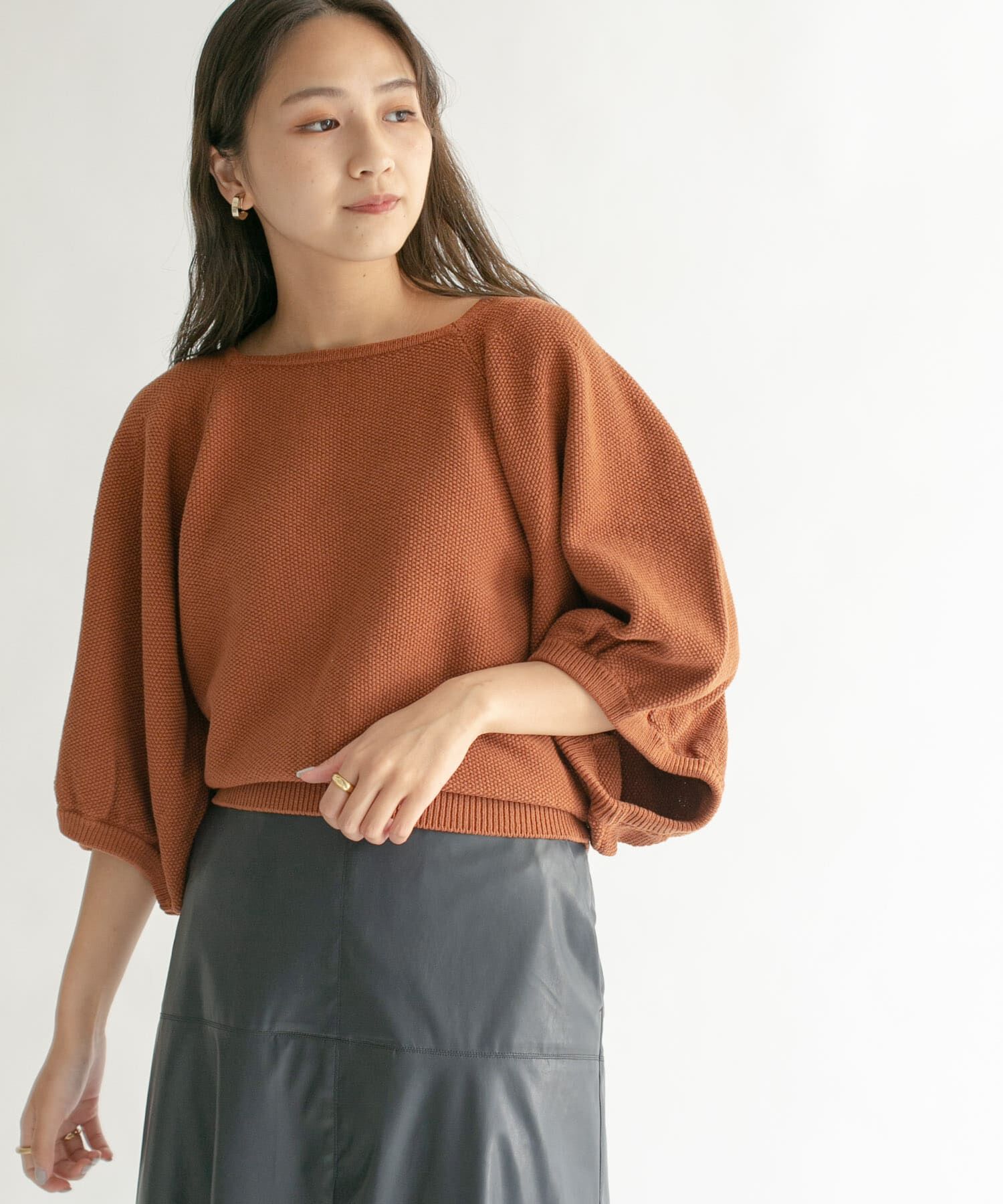  「バルーンスリーブニット」|ニット・セーター|