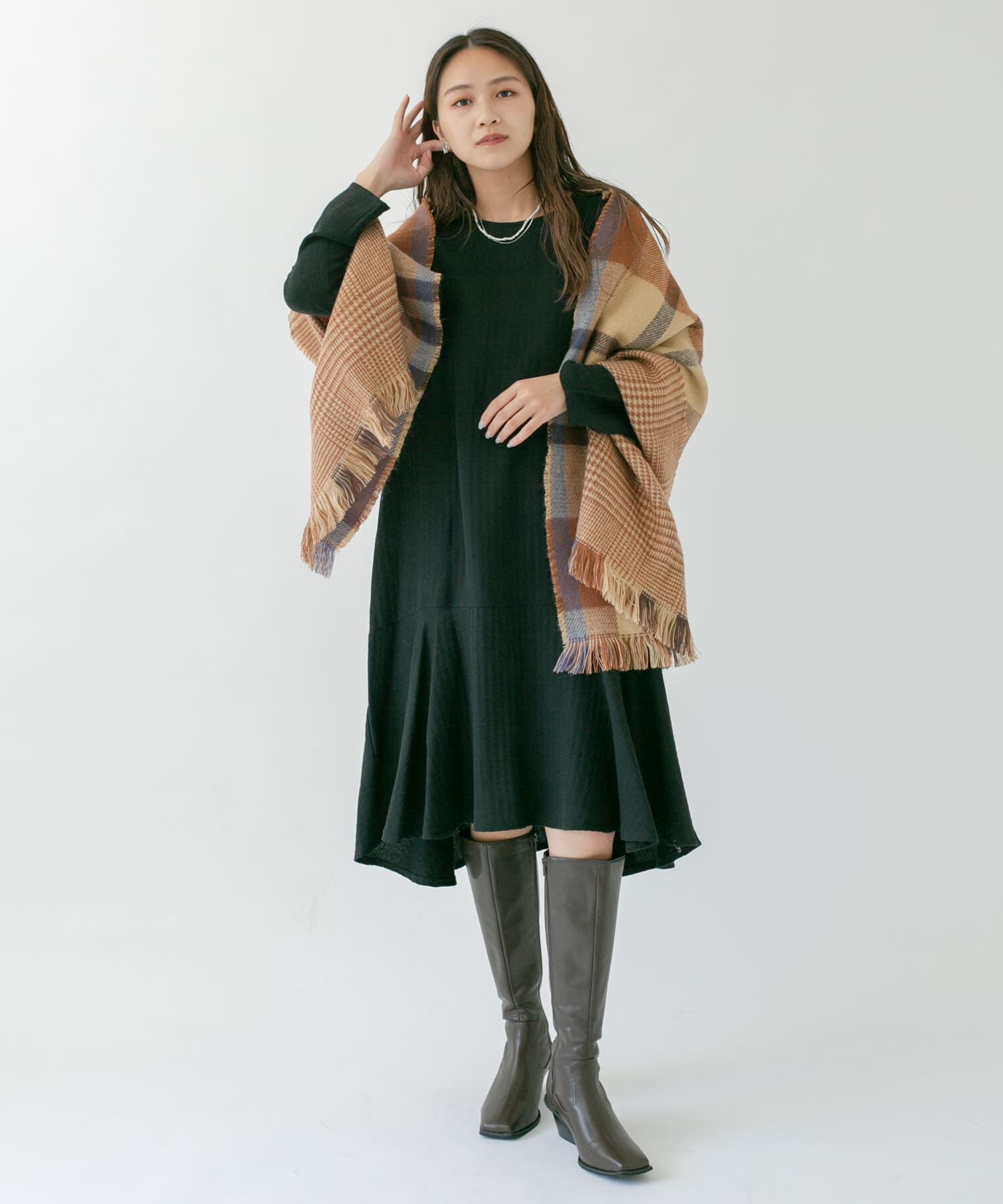  「ガーゼペプラムワンピース」|ワンピース|