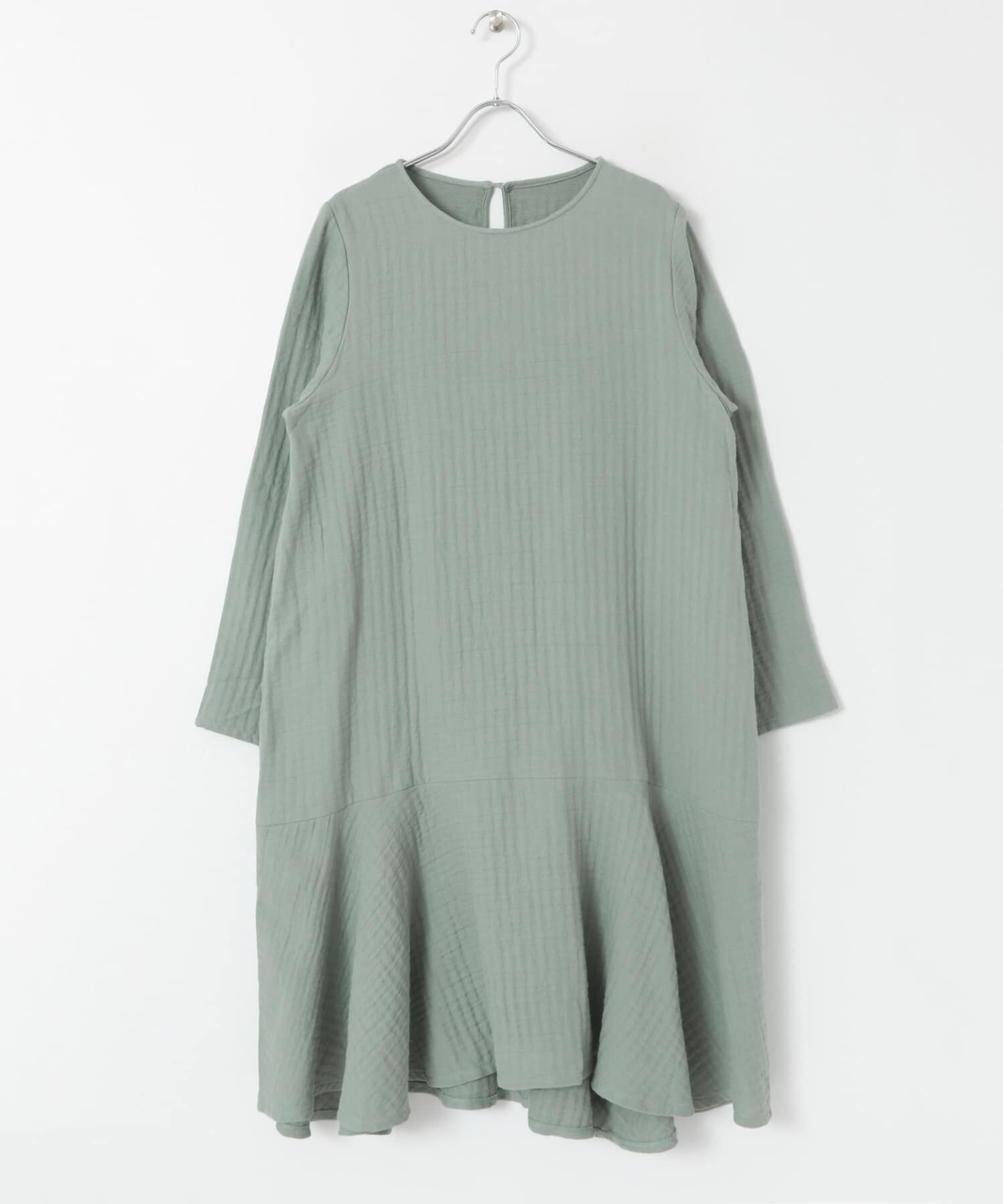  「ガーゼペプラムワンピース」|ワンピース|