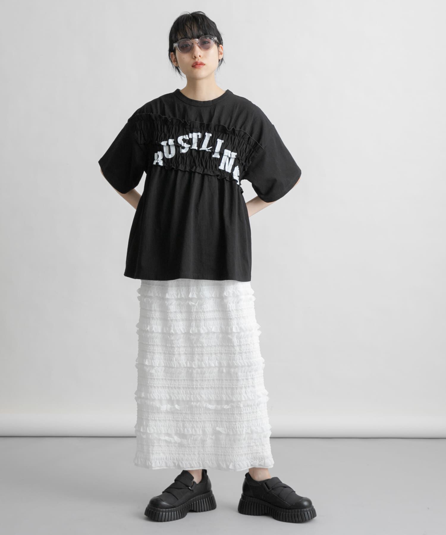  「シャーリングリメイクTEE」|Tシャツ・カットソー|