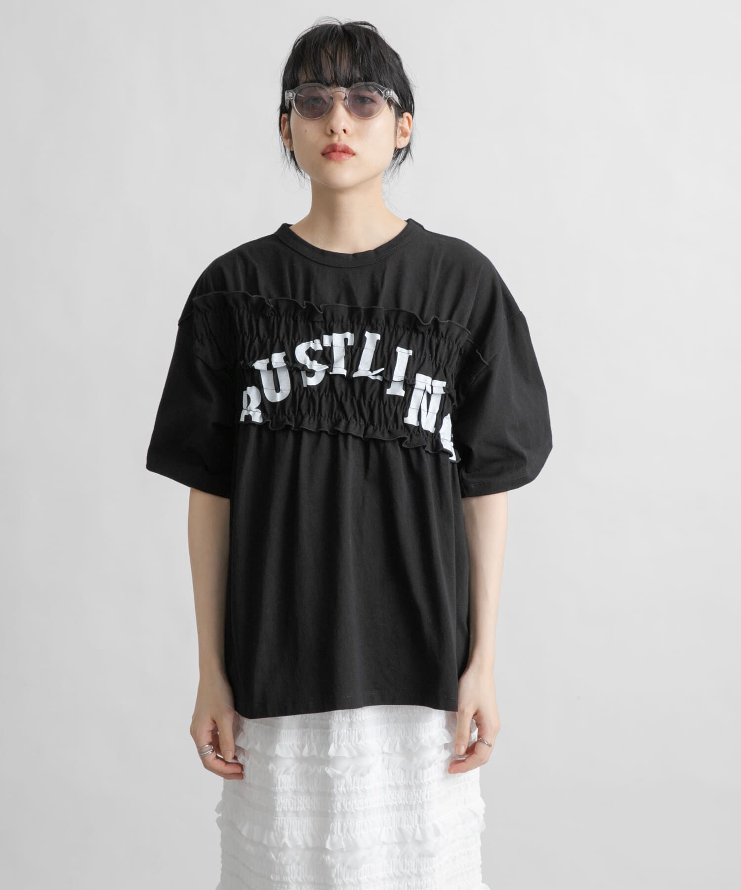  「シャーリングリメイクTEE」|Tシャツ・カットソー|