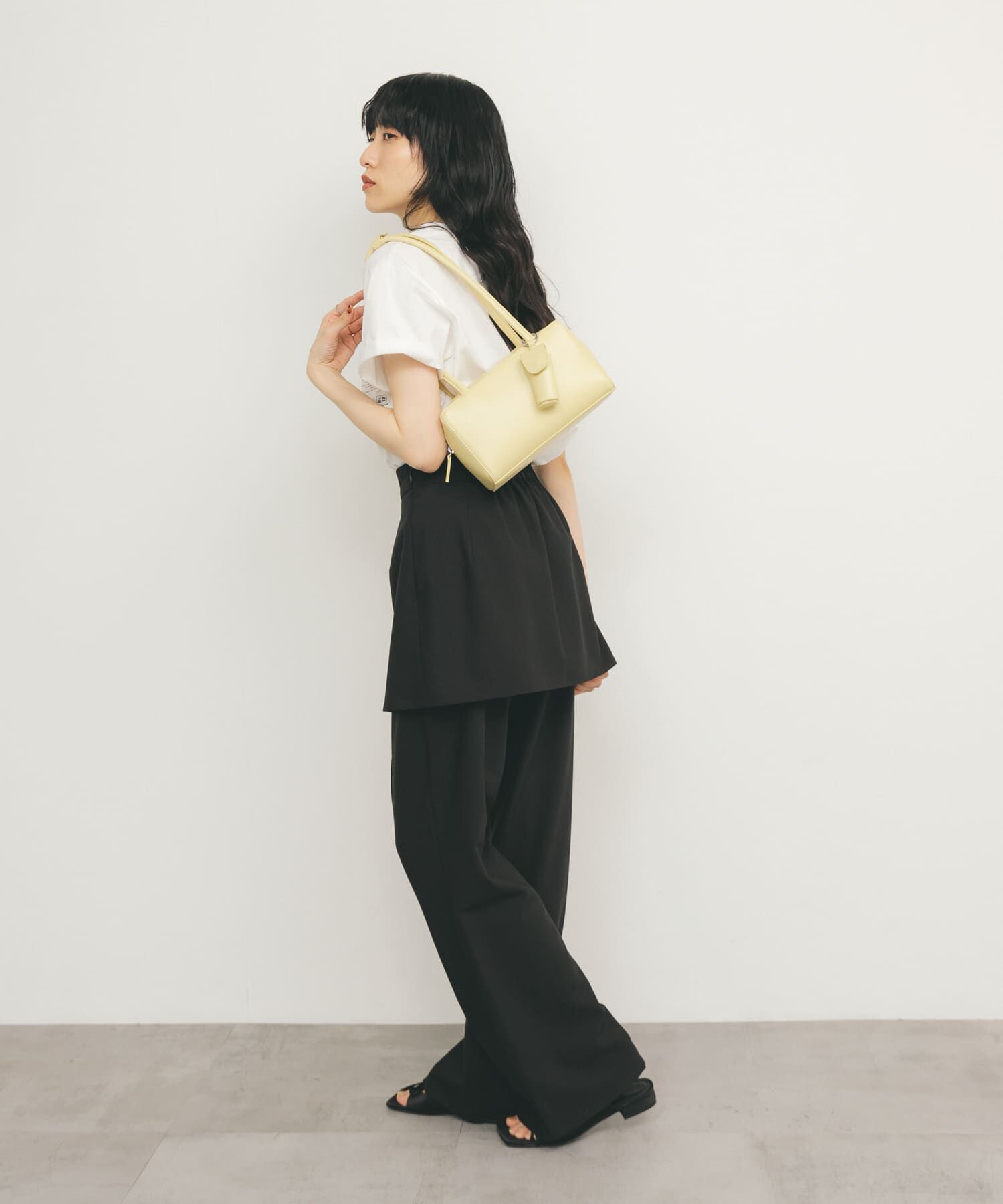  「『2サイズ展開』スカートレイヤードフレアパンツ」|その他|