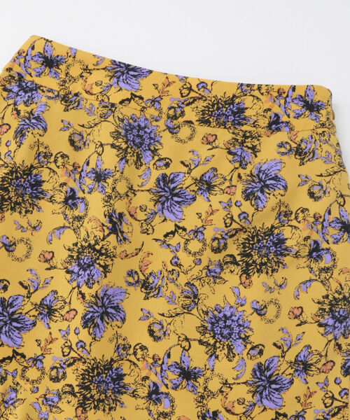  「KBF+　フラワープリントボリュームスカート」|スカート|