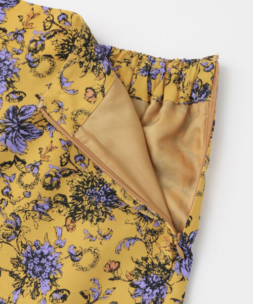  「KBF+　フラワープリントボリュームスカート」|スカート|