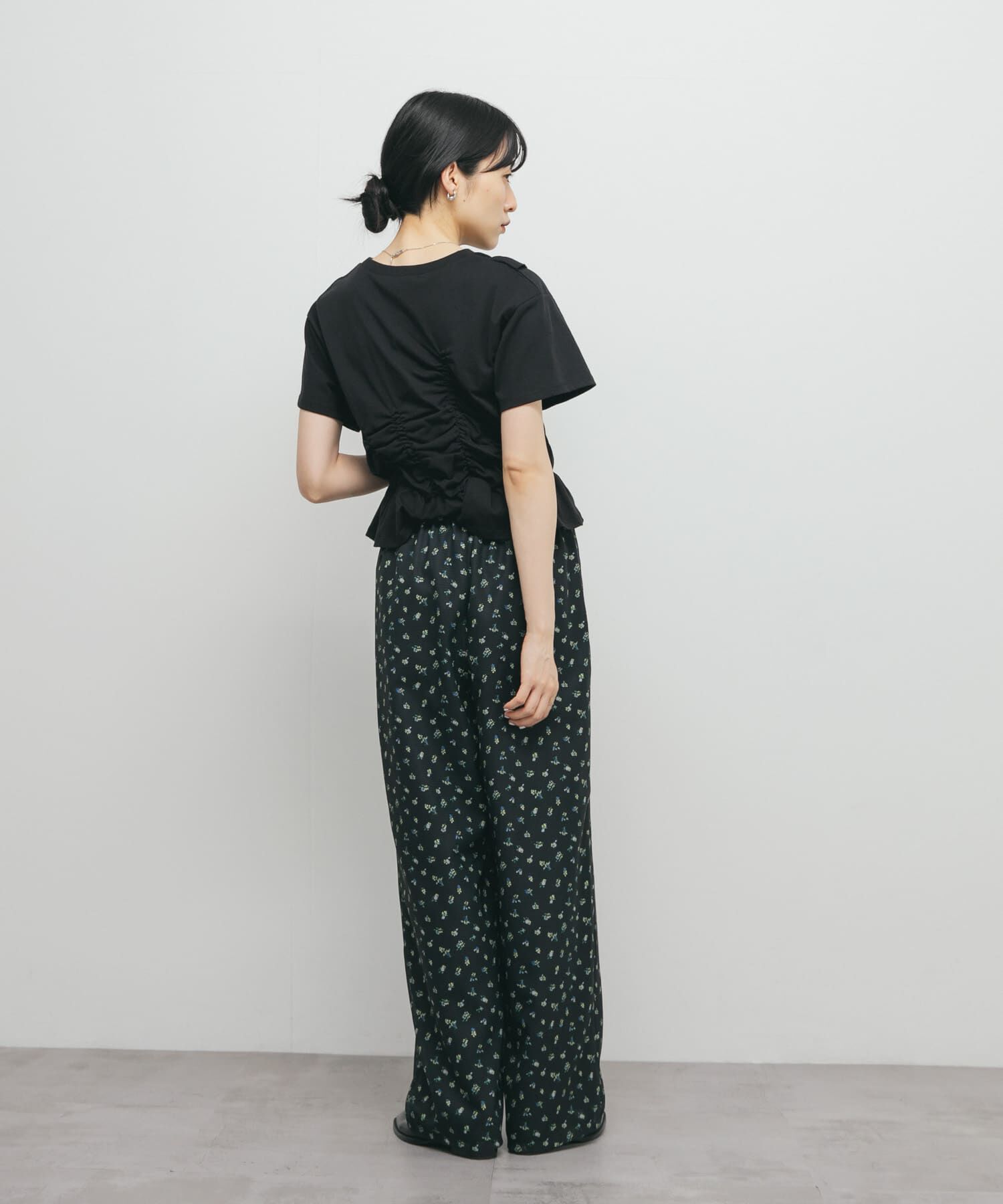  「シャーリングデザインTEE」|Tシャツ・カットソー|