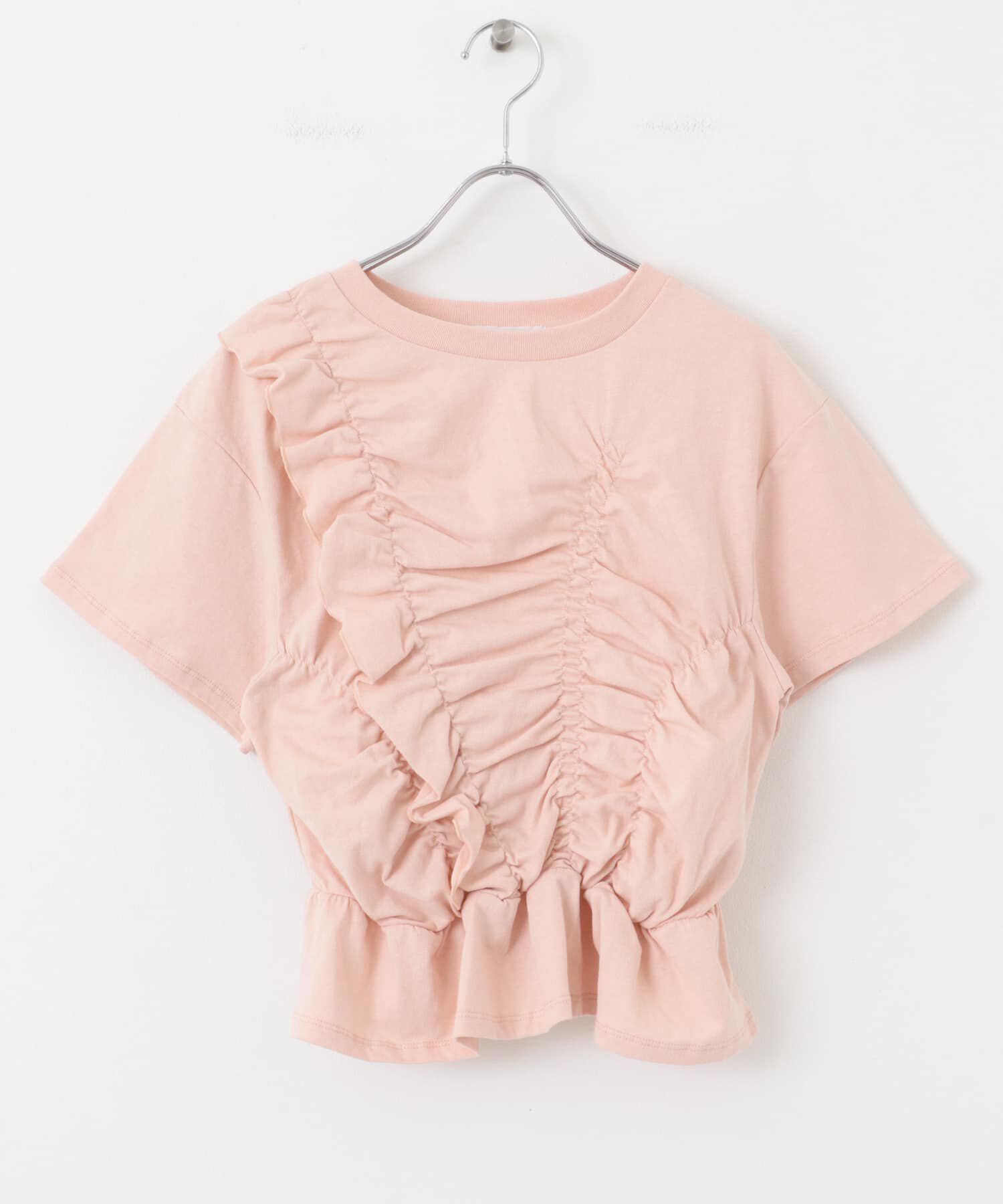  「シャーリングデザインTEE」|Tシャツ・カットソー|