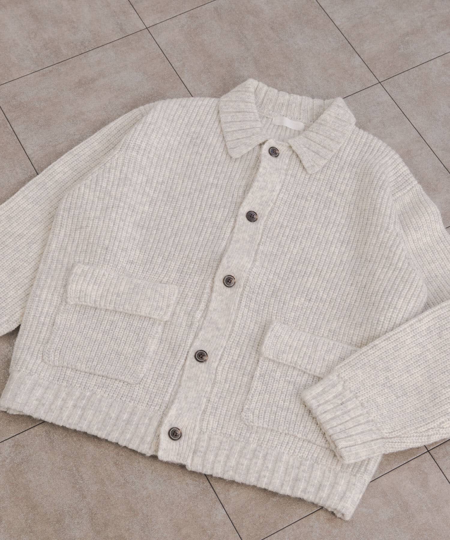 SENSE OF PLACE by URBAN RESEARCH「アゼアミダブルポケットカーディガン」|カーディガン|