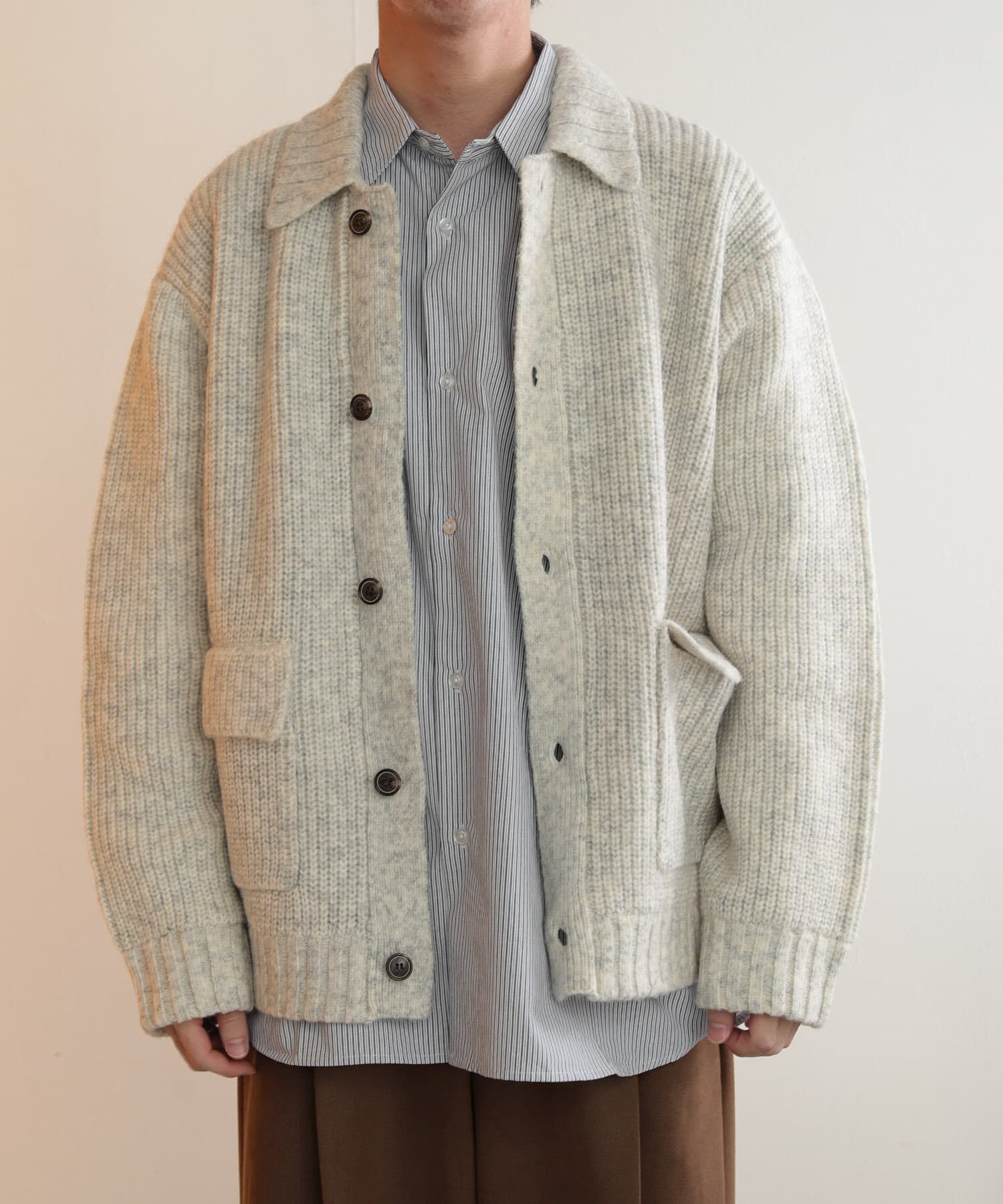 SENSE OF PLACE by URBAN RESEARCH「アゼアミダブルポケットカーディガン」|カーディガン|