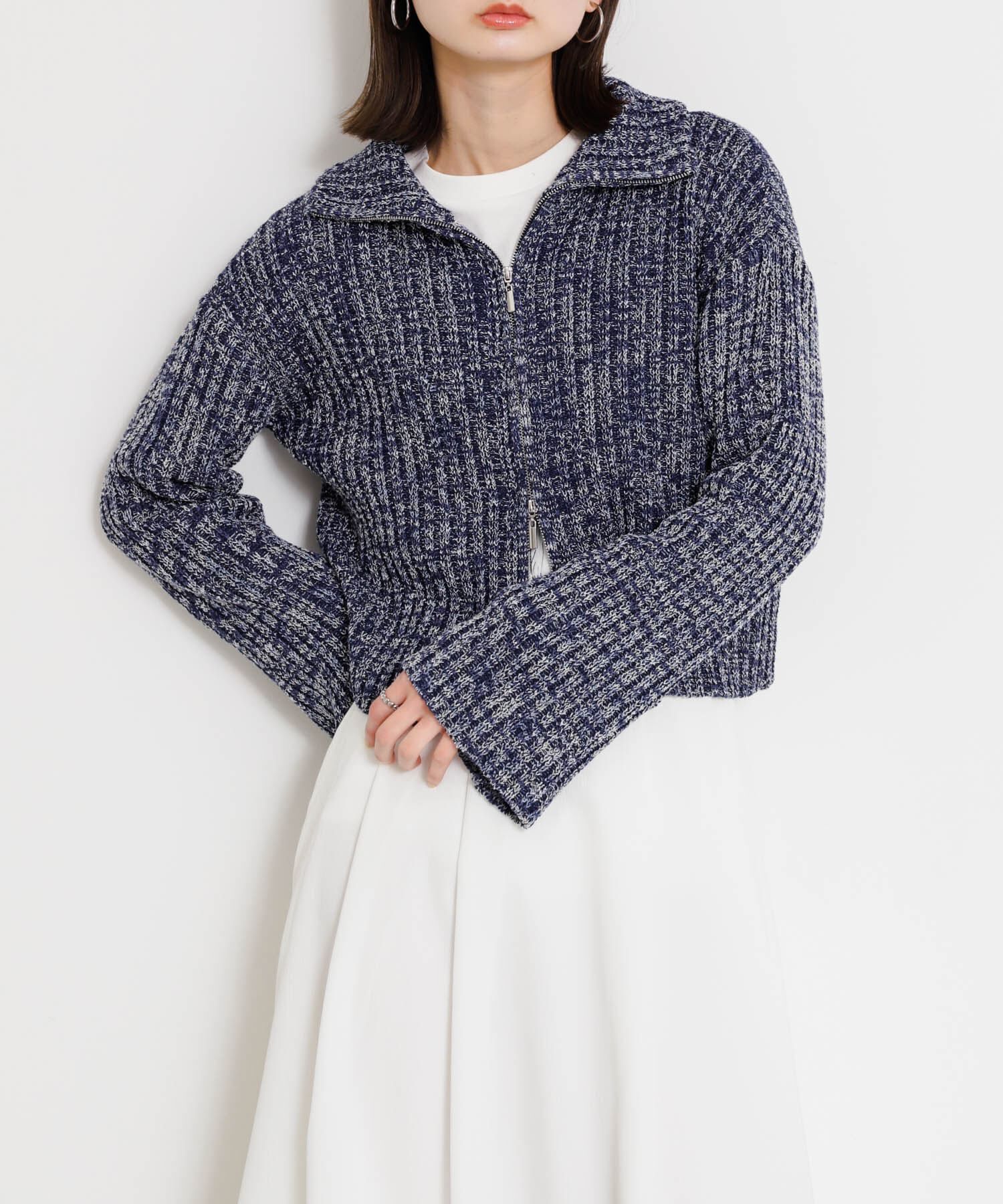 SENSE OF PLACE by URBAN RESEARCH「ダブルジップセーター」|ニット・セーター|