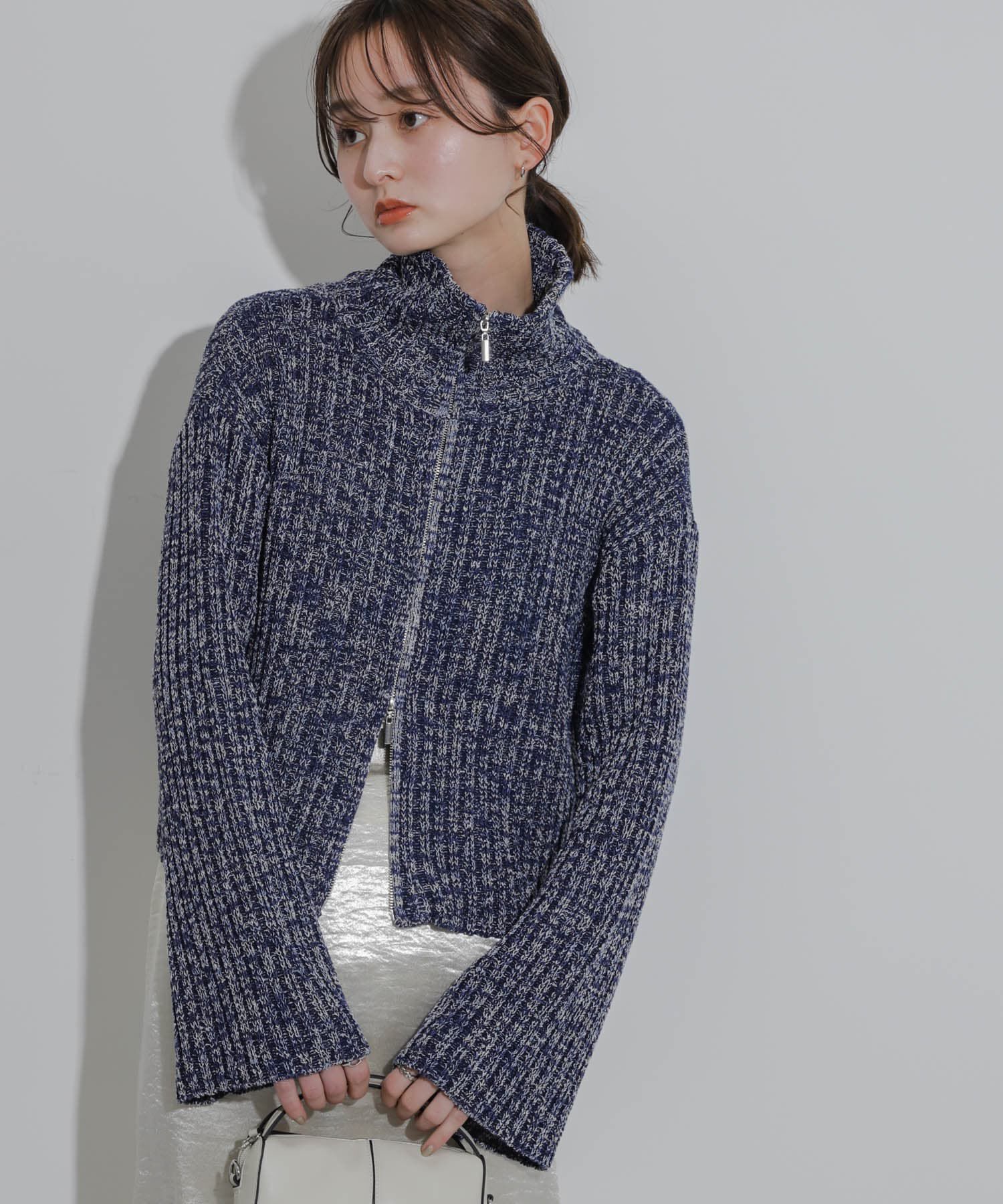 SENSE OF PLACE by URBAN RESEARCH「ダブルジップセーター」|ニット・セーター|