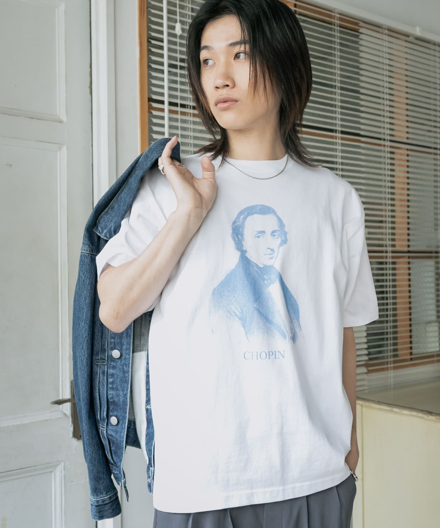 SENSE OF PLACE by URBAN RESEARCH「ヴィンテージライクTシャツ(ショパン)」|Tシャツ・カットソー|