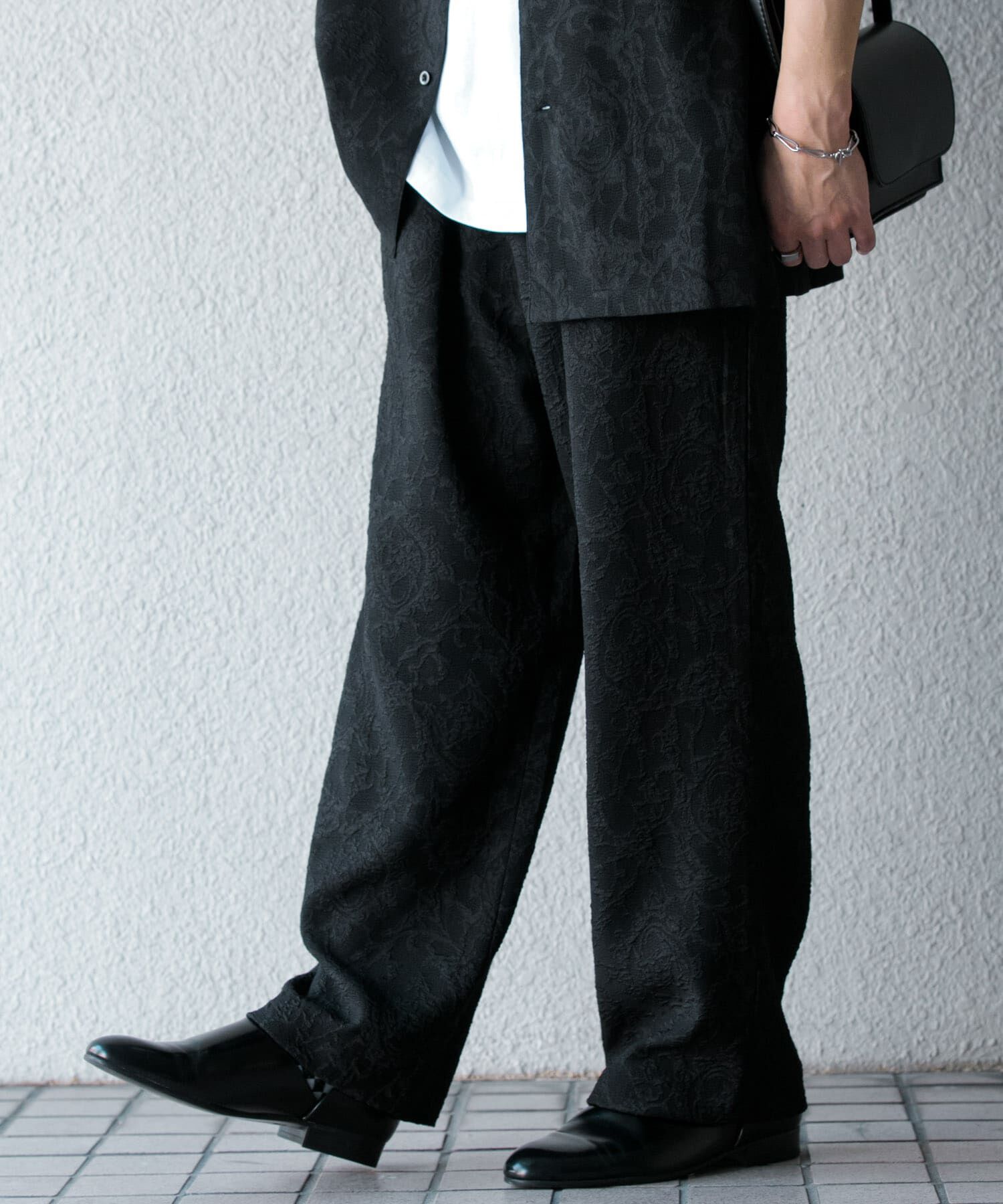 SENSE OF PLACE by URBAN RESEARCH「『セットアップ対応』 ボタニカルジャガードワイドスラックス」|その他|