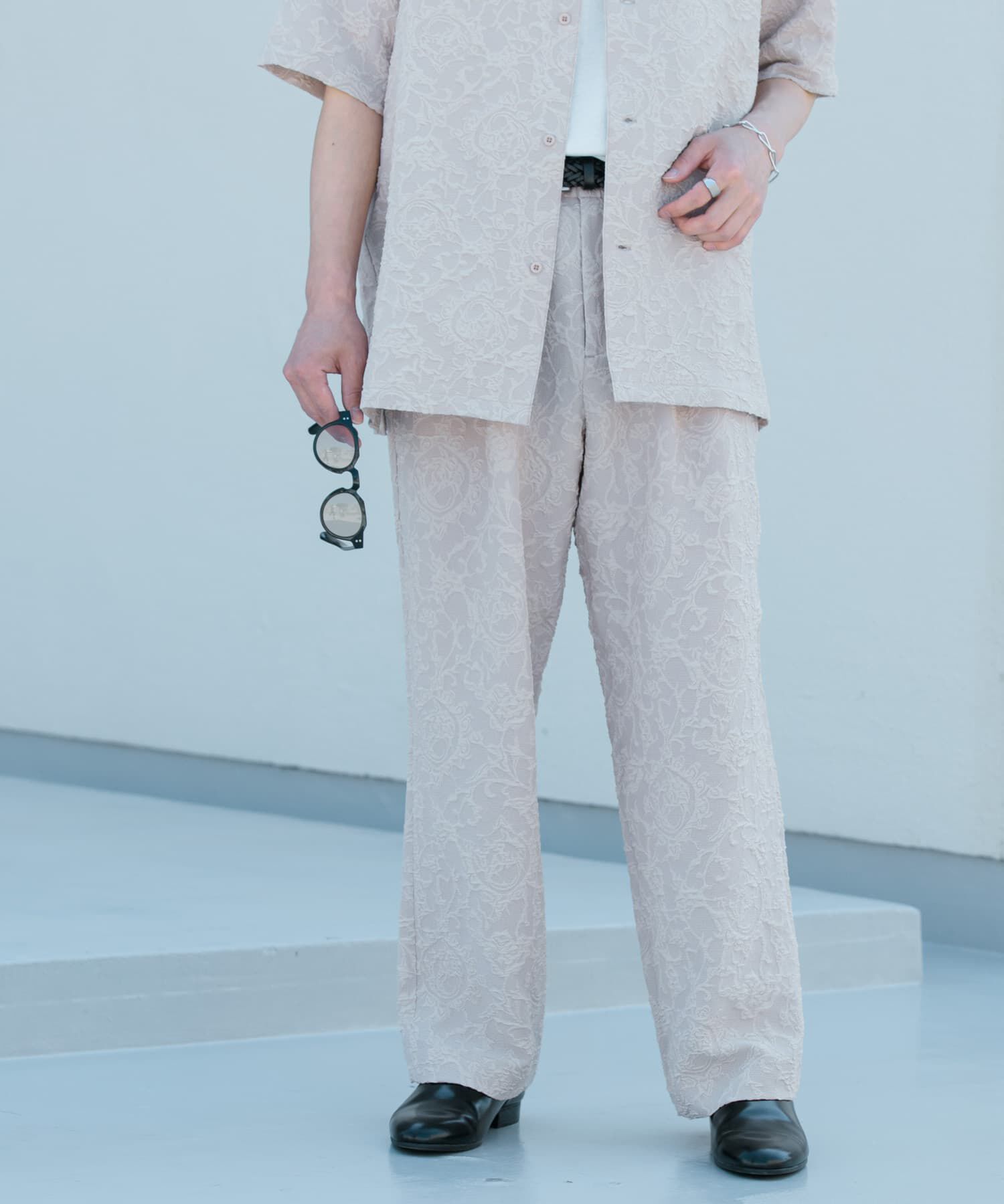 SENSE OF PLACE by URBAN RESEARCH「『セットアップ対応』 ボタニカルジャガードワイドスラックス」|その他|