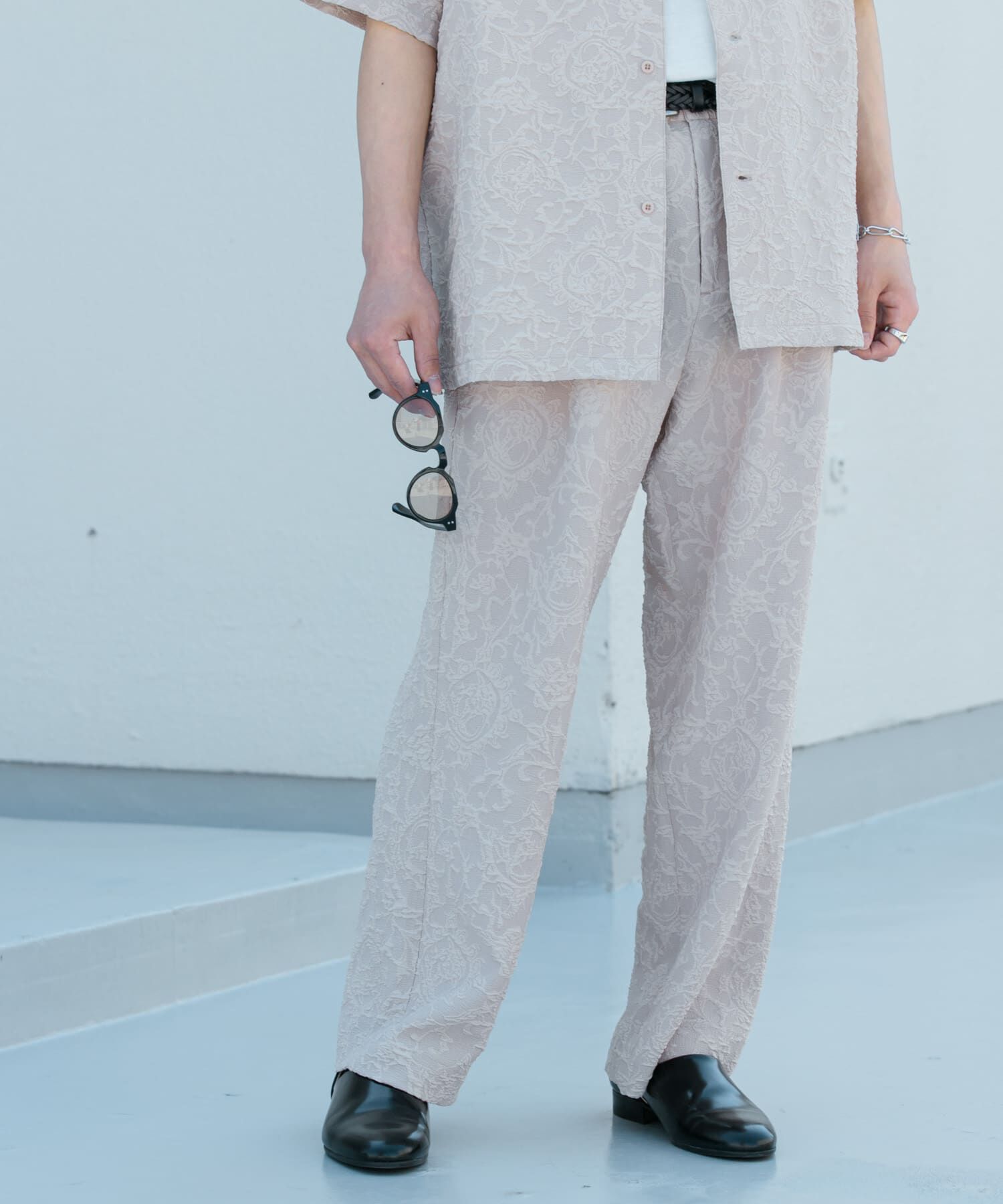 SENSE OF PLACE by URBAN RESEARCH「『セットアップ対応』 ボタニカルジャガードワイドスラックス」|その他|