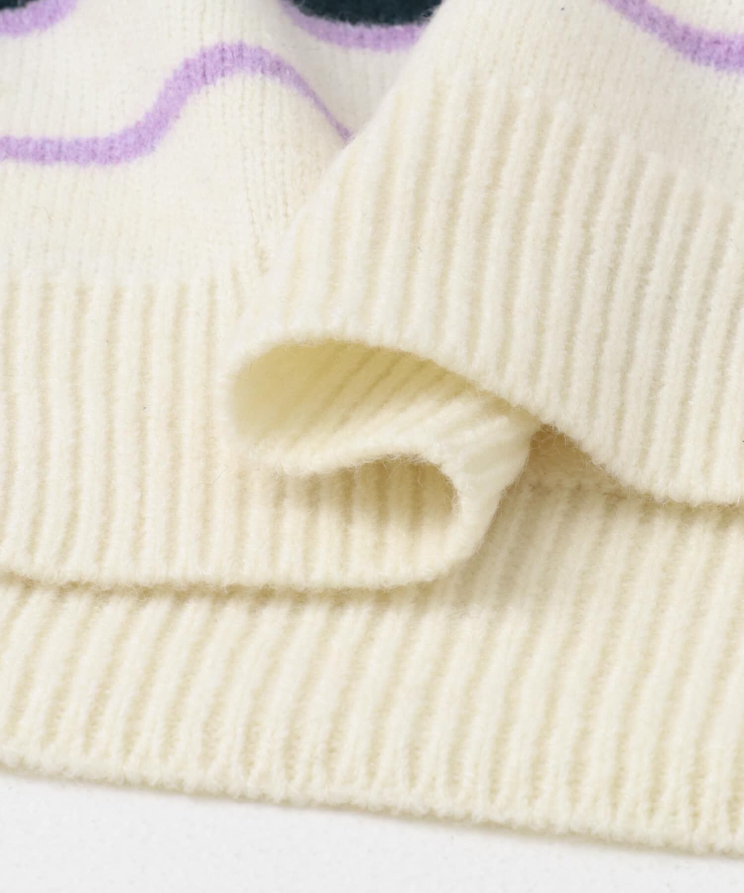 SENSE OF PLACE by URBAN RESEARCH「ウールブレンドボーダークルーネックニット」|ニット・セーター|