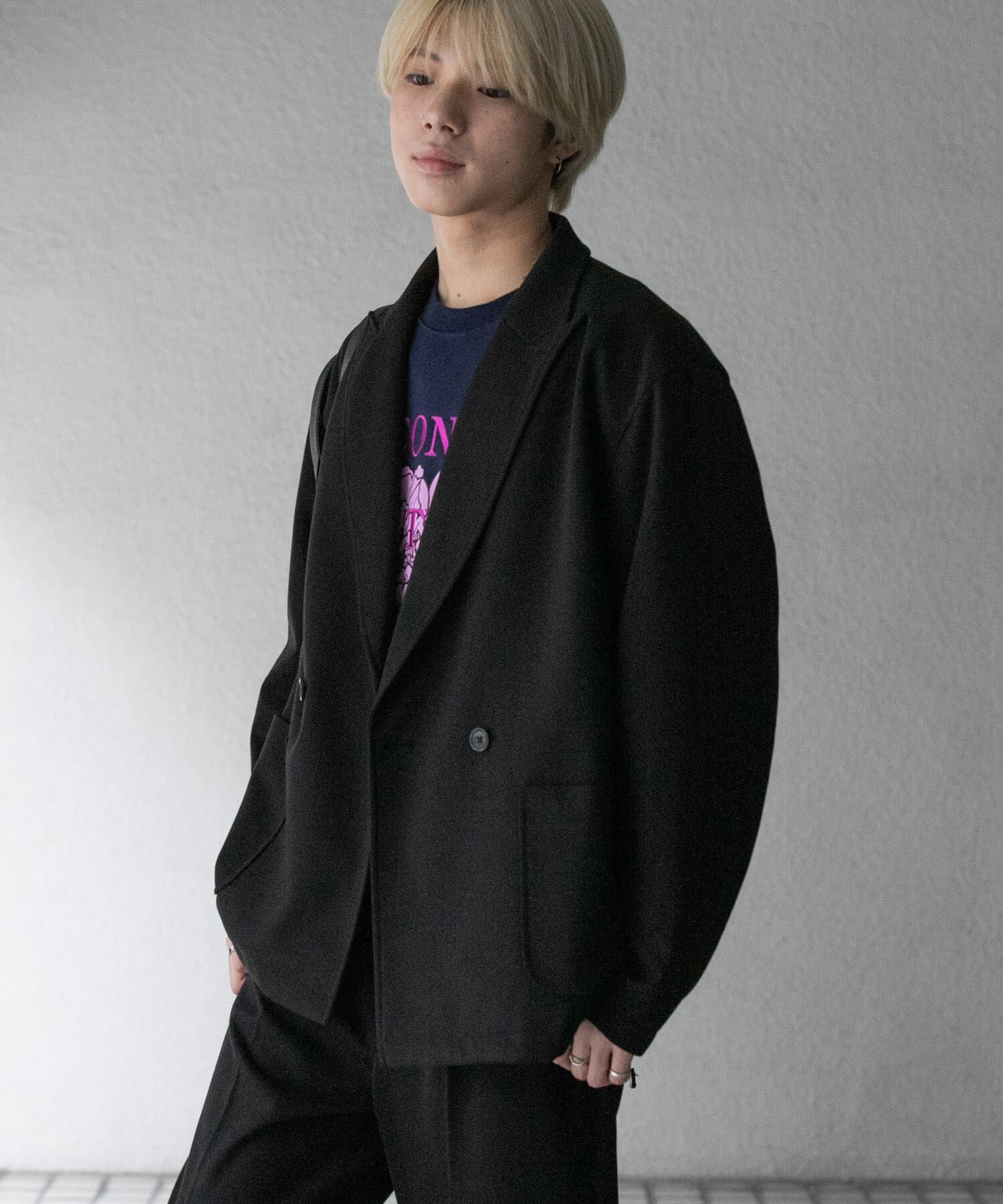 SENSE OF PLACE by URBAN RESEARCH「『UR TECH』ヘリンボーンダブルテーラードジャケット」|その他|