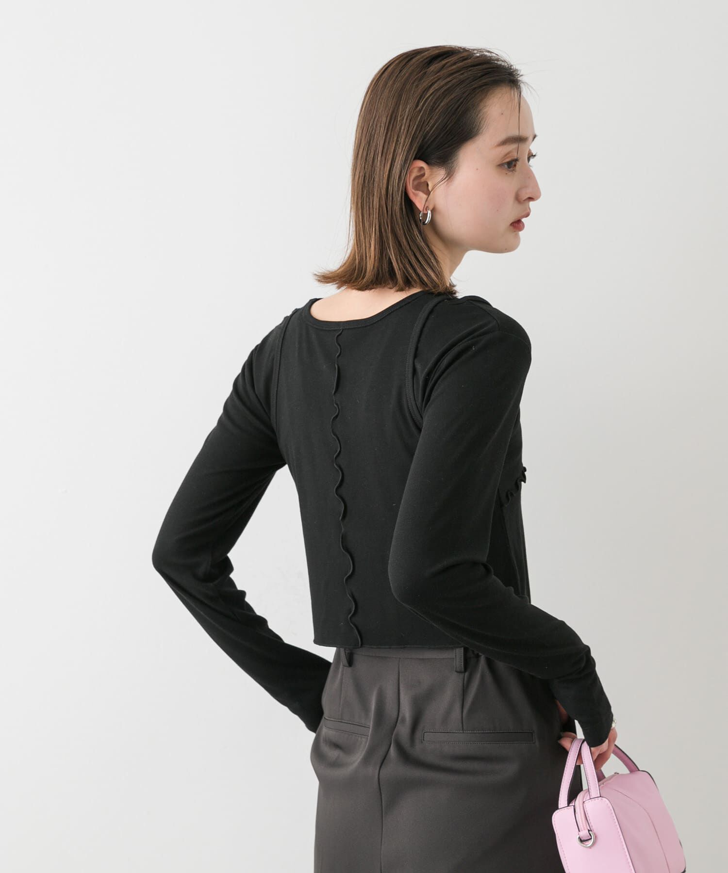 SENSE OF PLACE by URBAN RESEARCH「2Pレイヤードメロートップ」|Tシャツ・カットソー|