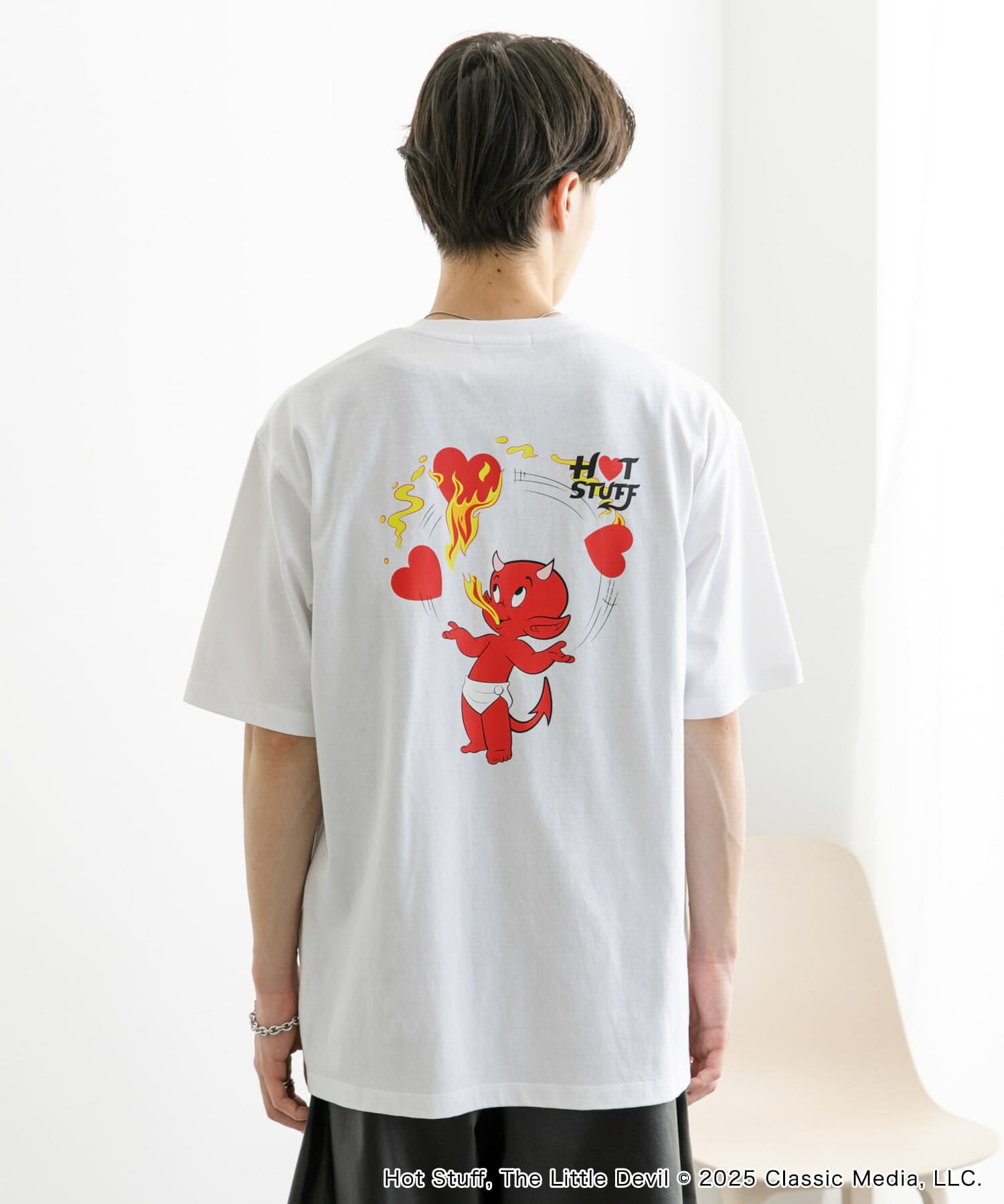 SENSE OF PLACE by URBAN RESEARCH「『別注』HOT STUFF&times;SENSE OF PLACE　 プリントTシャツ A」|Tシャツ・カットソー|