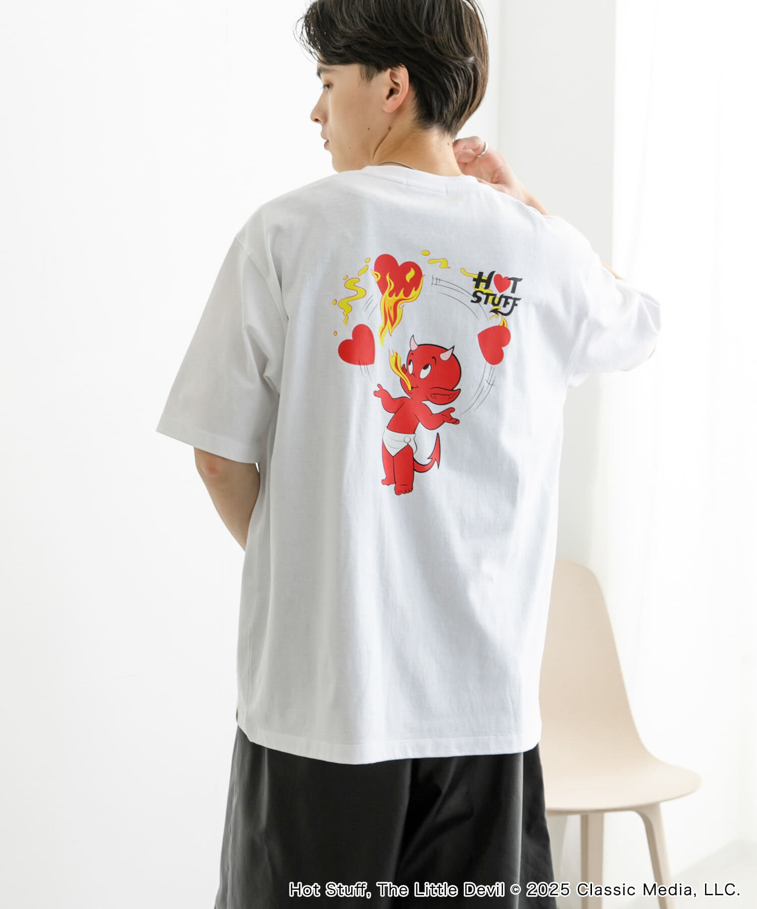 SENSE OF PLACE by URBAN RESEARCH「『別注』HOT STUFF&times;SENSE OF PLACE　 プリントTシャツ A」|Tシャツ・カットソー|