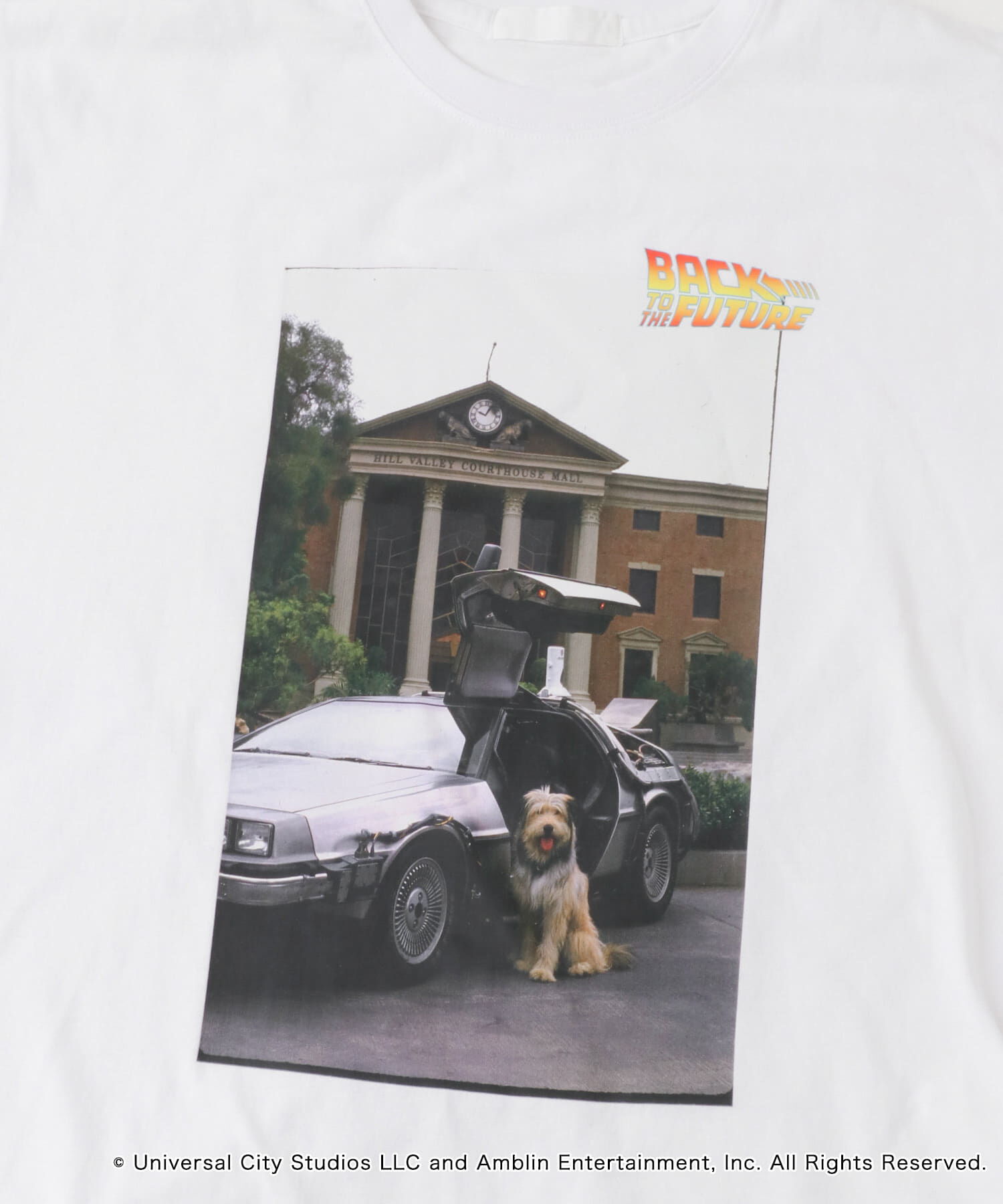 SENSE OF PLACE by URBAN RESEARCH「『別注』SENSE OF PLACE&times;BTTF　クルーネックプリントTシャツ B」|Tシャツ・カットソー|