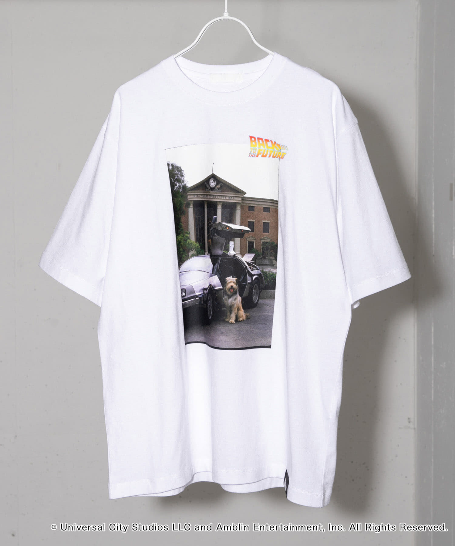 SENSE OF PLACE by URBAN RESEARCH「『別注』SENSE OF PLACE&times;BTTF　クルーネックプリントTシャツ B」|Tシャツ・カットソー|