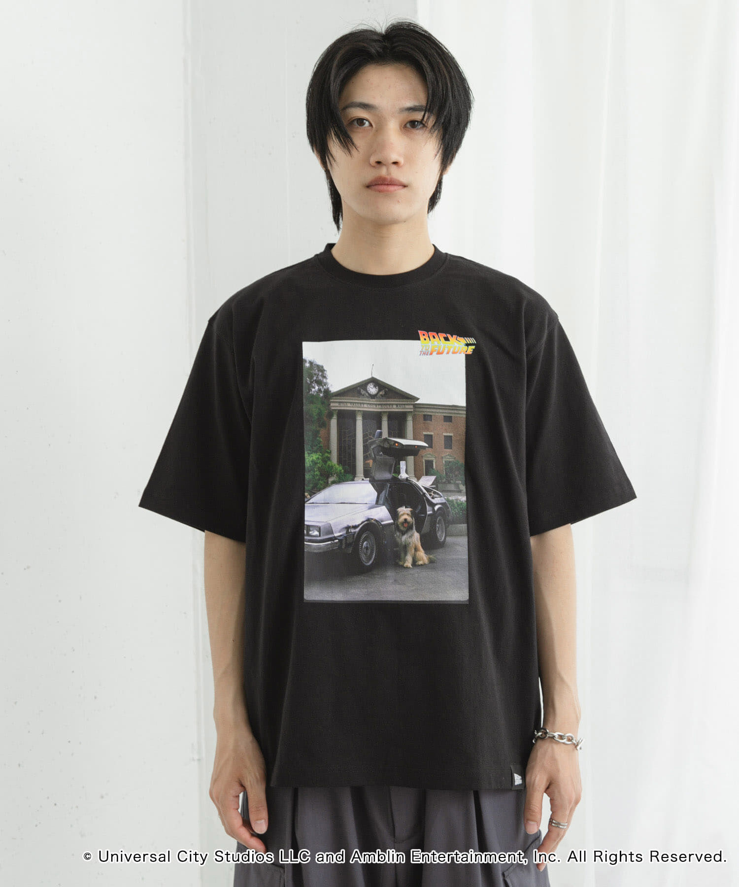 SENSE OF PLACE by URBAN RESEARCH「『別注』SENSE OF PLACE&times;BTTF　クルーネックプリントTシャツ B」|Tシャツ・カットソー|
