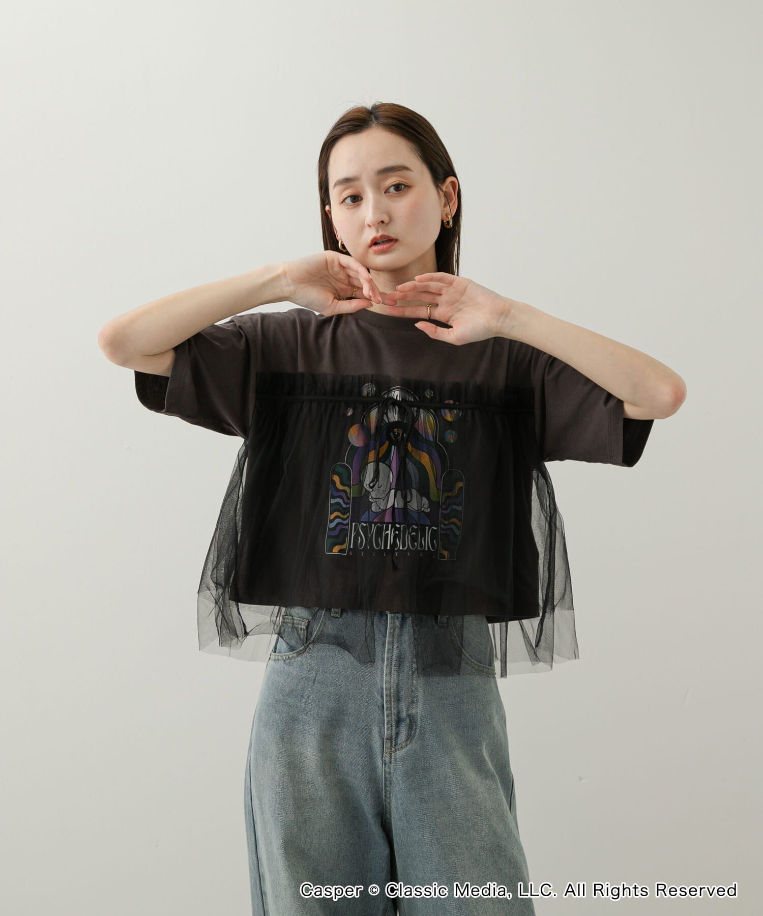 SENSE OF PLACE by URBAN RESEARCH「『別注』Casper&times;SENSE OF PLACE/ドッキングTシャツ」|Tシャツ・カットソー|