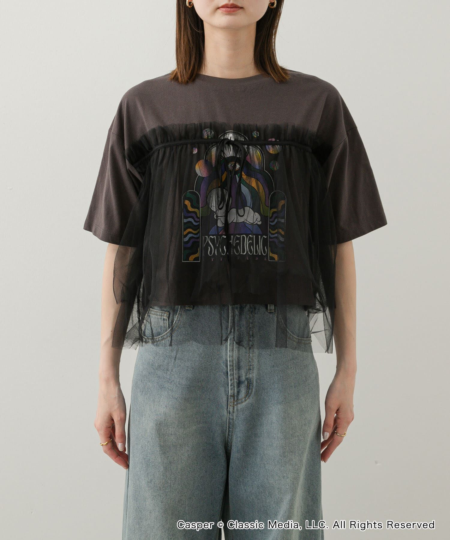 SENSE OF PLACE by URBAN RESEARCH「『別注』Casper&times;SENSE OF PLACE/ドッキングTシャツ」|Tシャツ・カットソー|