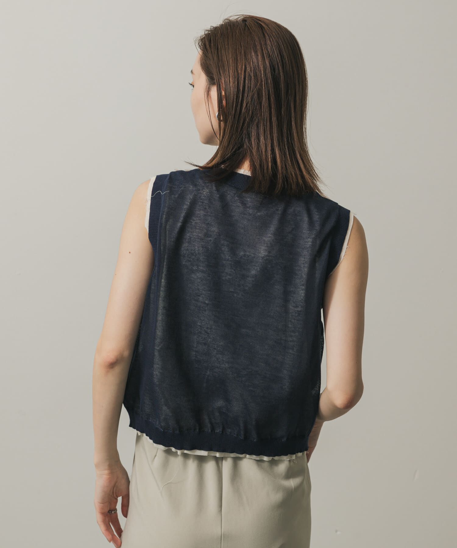 SENSE OF PLACE by URBAN RESEARCH「カットオフレイヤードセーター」|ニット・セーター|