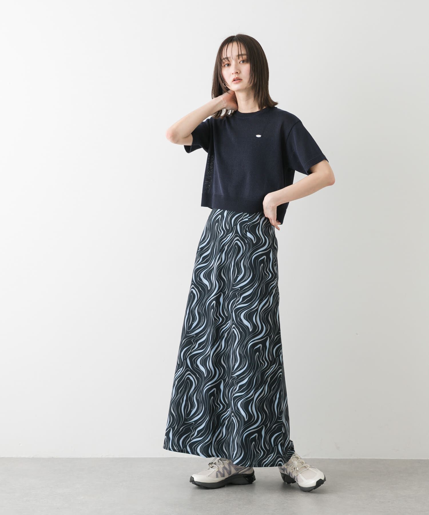 SENSE OF PLACE by URBAN RESEARCH「クルーネッククロップドセーター」|ニット・セーター|