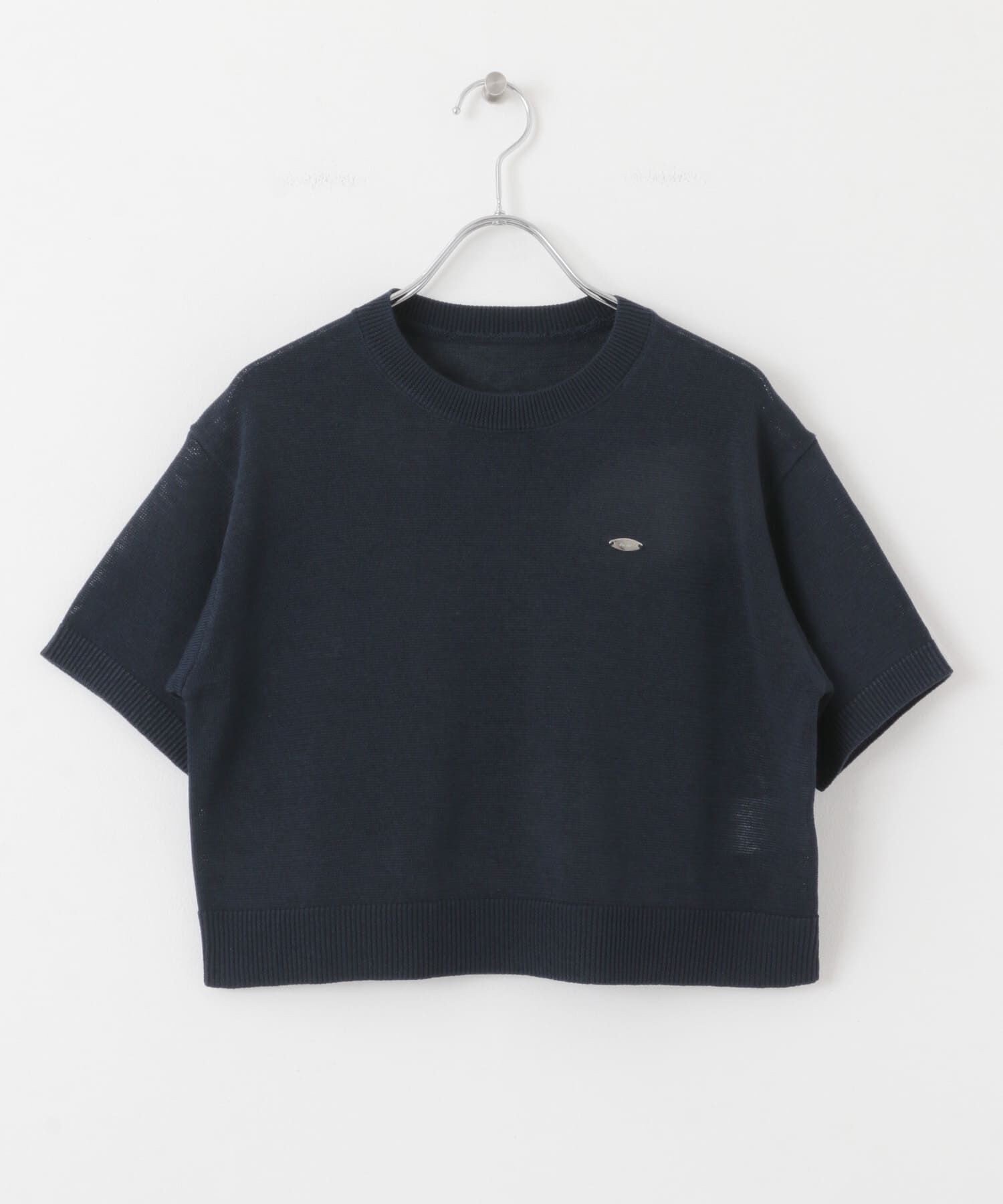 SENSE OF PLACE by URBAN RESEARCH「クルーネッククロップドセーター」|ニット・セーター|