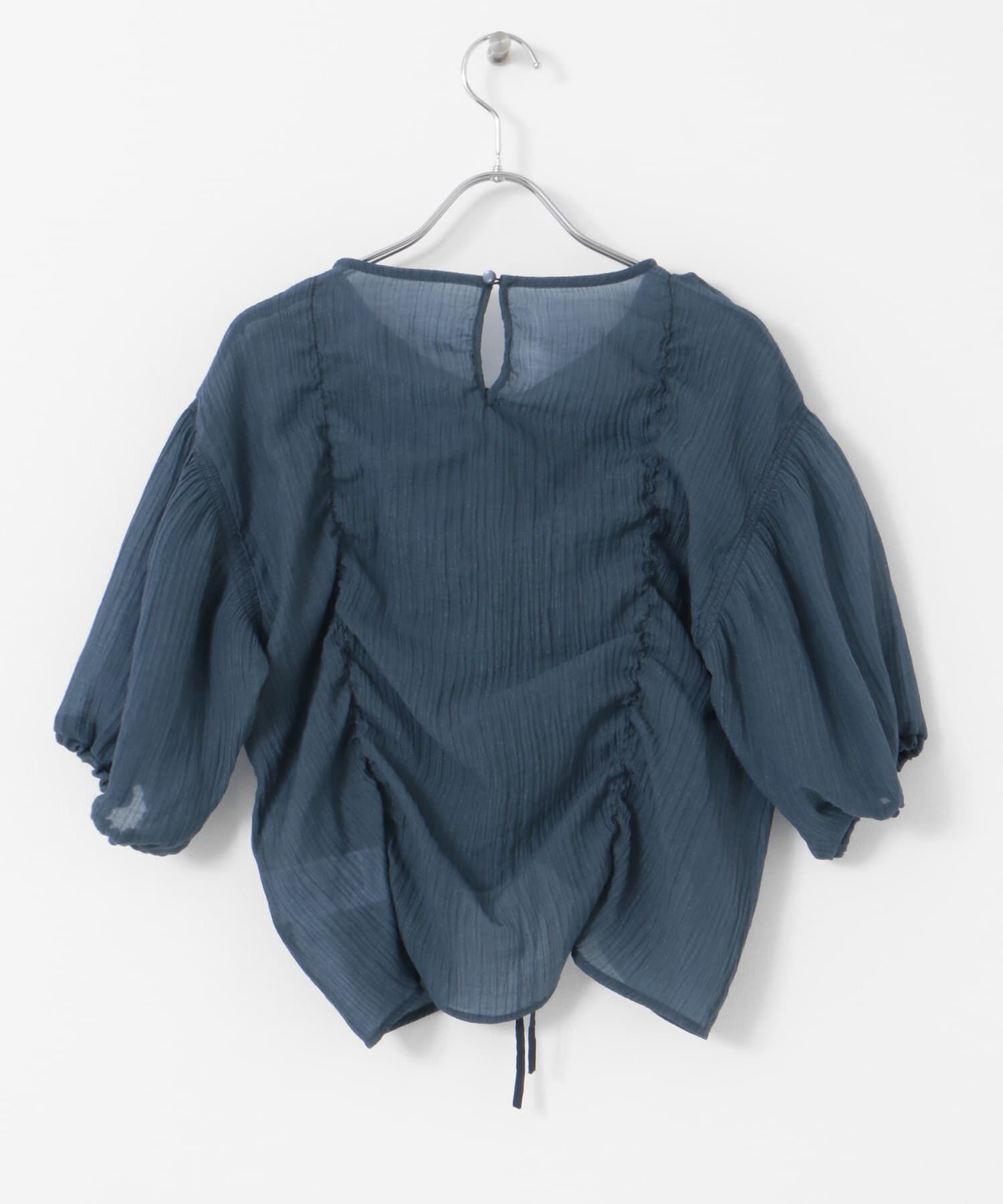 SENSE OF PLACE by URBAN RESEARCH「シャーリングブラウス(5分袖)」|シャツ・ブラウス|