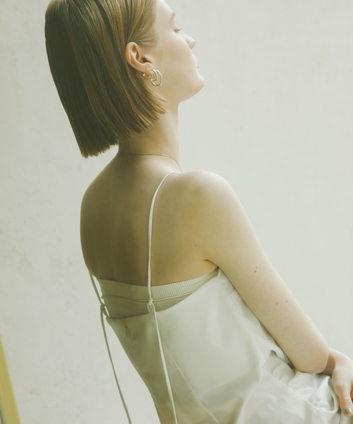 SENSE OF PLACE by URBAN RESEARCH「サテンタックミニキャミワンピース」|ワンピース|