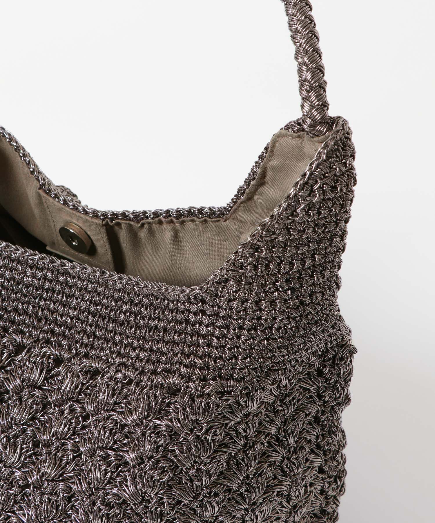 SENSE OF PLACE by URBAN RESEARCH「メタリックヤーンバッグ」|ハンドバッグ|