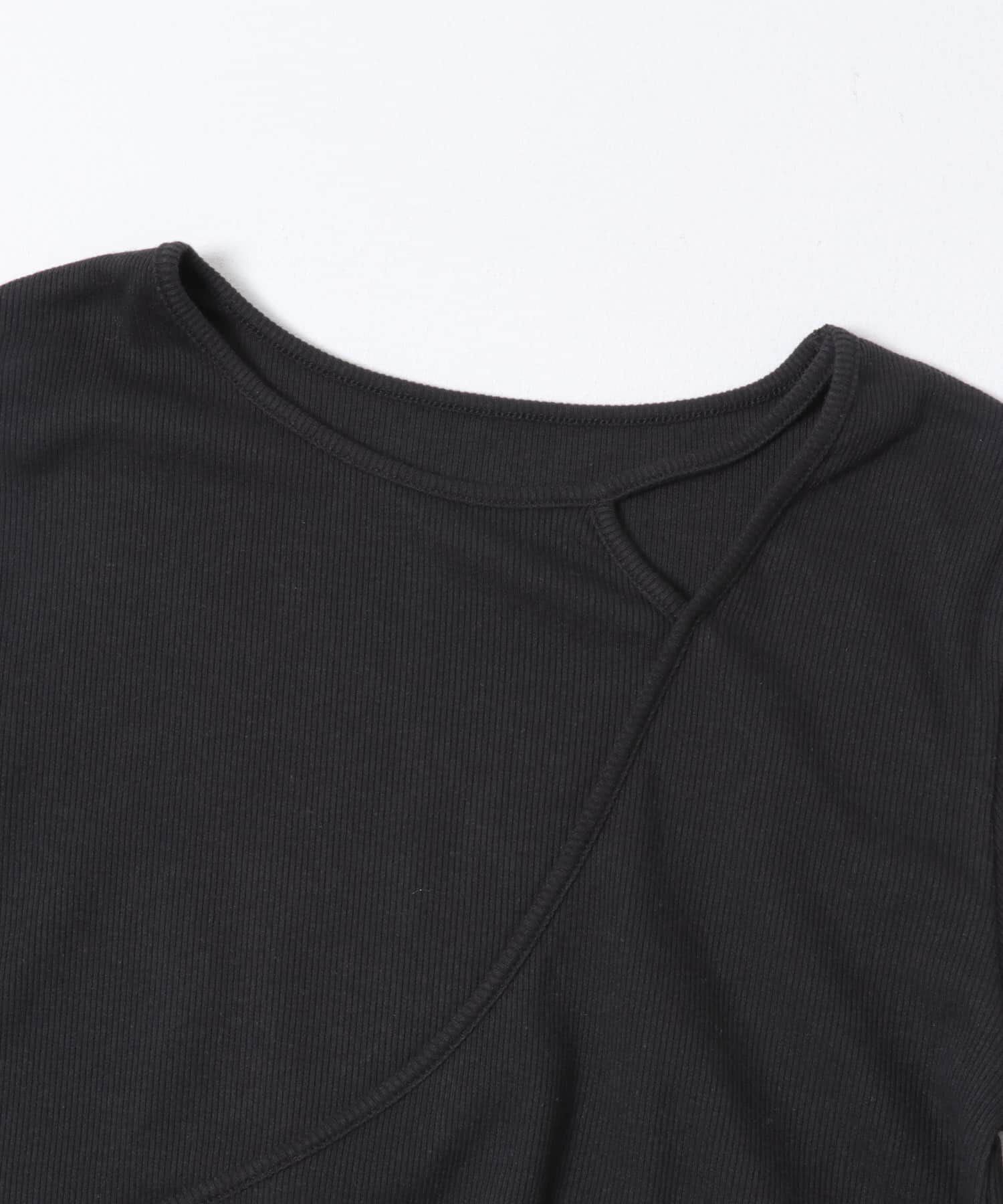 SENSE OF PLACE by URBAN RESEARCH「アシンメトリーリブコンパクトトップ」|Tシャツ・カットソー|