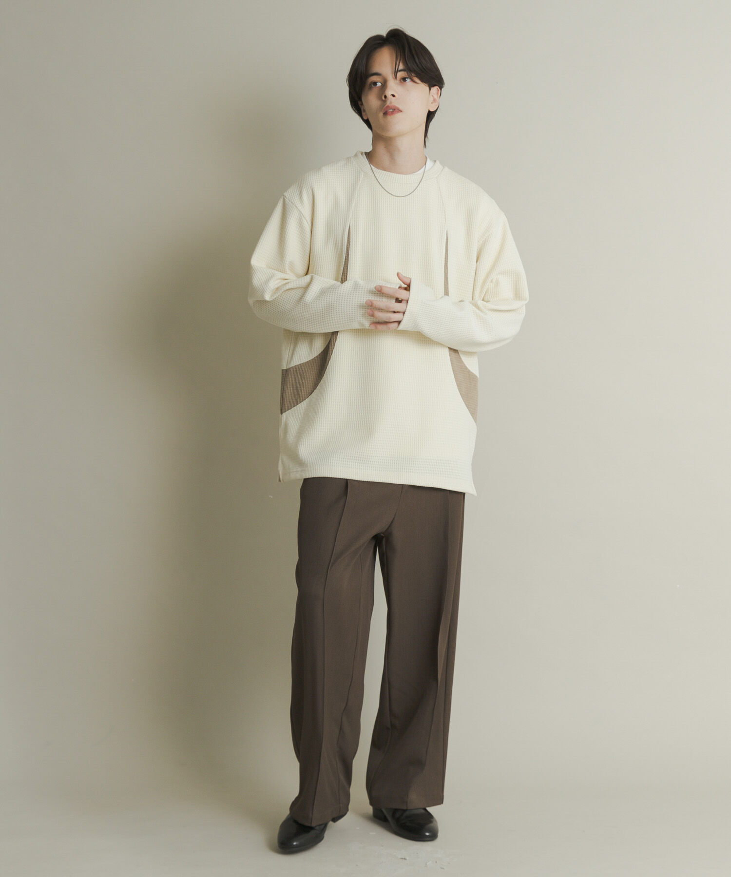 SENSE OF PLACE by URBAN RESEARCH「ヘビーサーマルパターンロングTシャツ」|Tシャツ・カットソー|