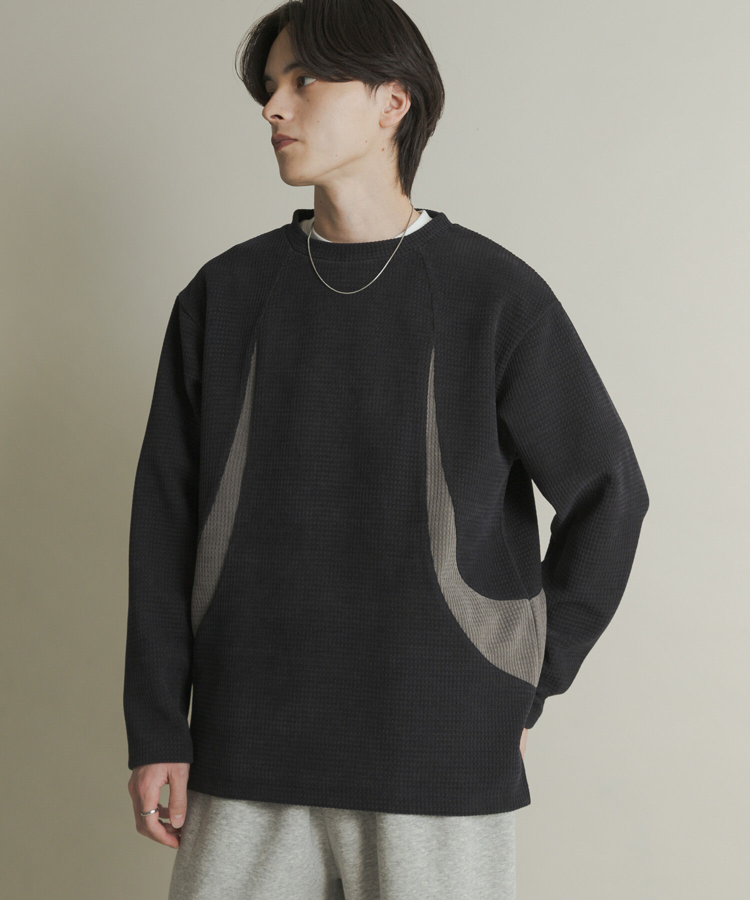 SENSE OF PLACE by URBAN RESEARCH「ヘビーサーマルパターンロングTシャツ」|Tシャツ・カットソー|