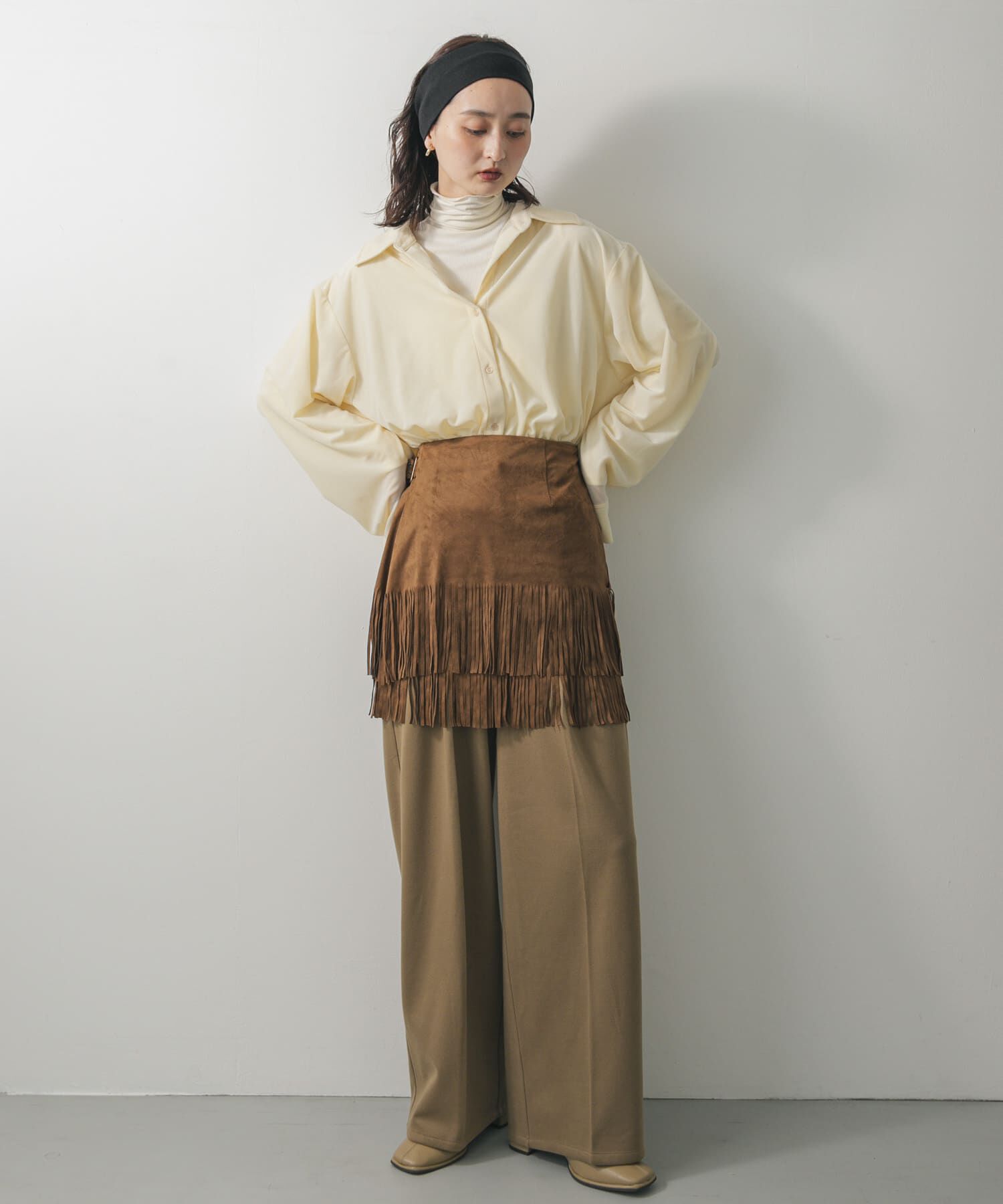 SENSE OF PLACE by URBAN RESEARCH「マルチコードツキベロアシャツ」|シャツ・ブラウス|