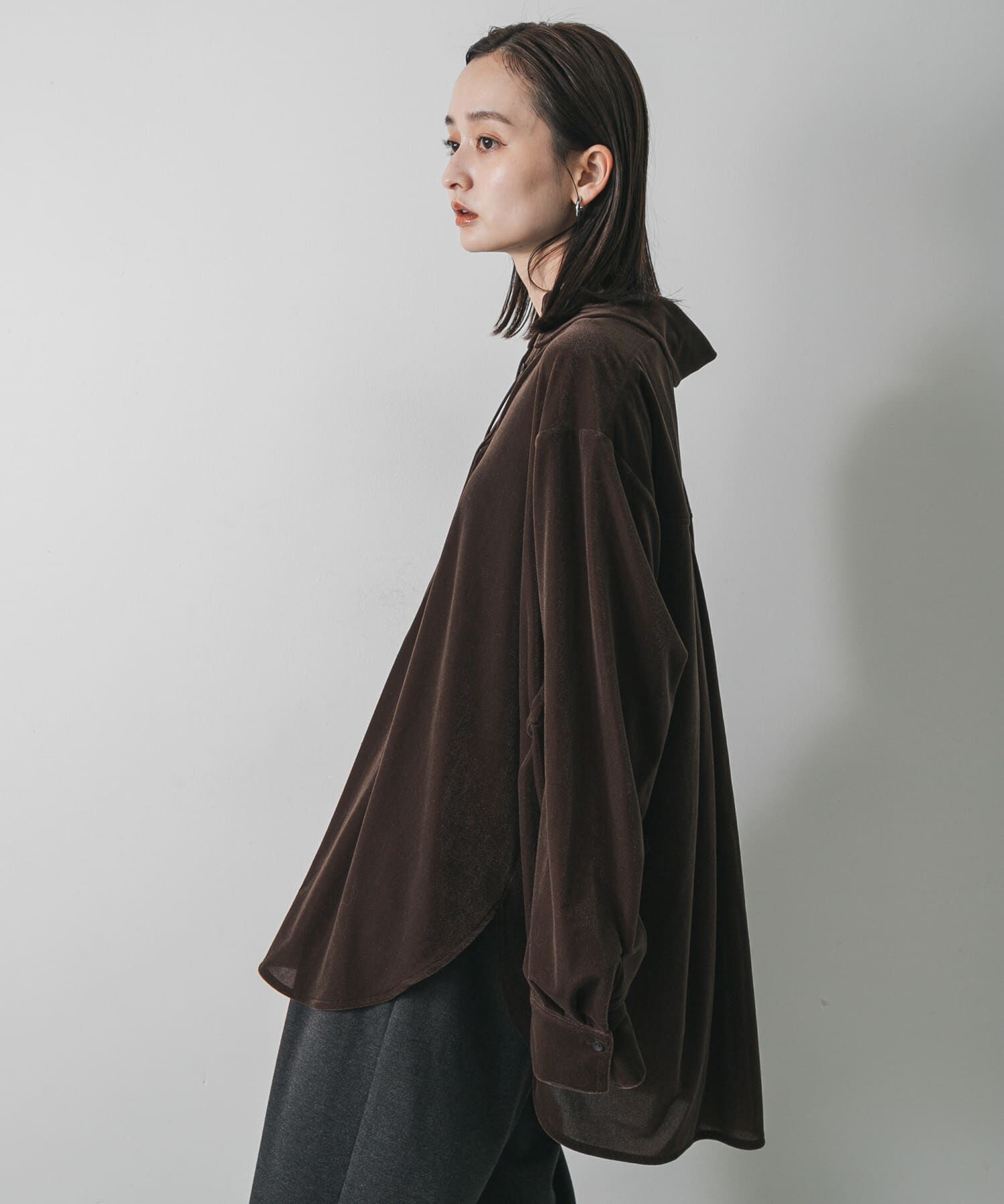 SENSE OF PLACE by URBAN RESEARCH「マルチコードツキベロアシャツ」|シャツ・ブラウス|