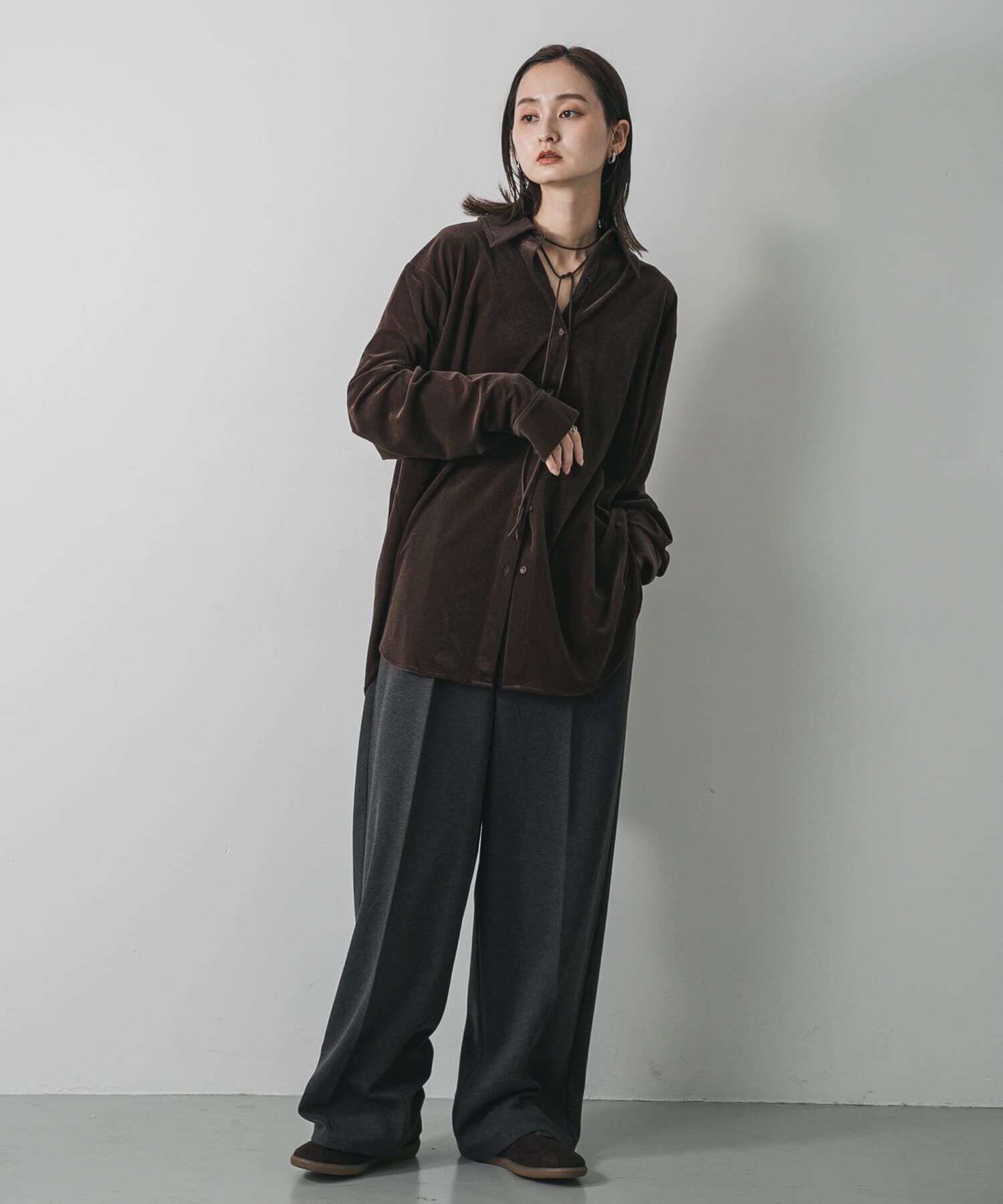 SENSE OF PLACE by URBAN RESEARCH「マルチコードツキベロアシャツ」|シャツ・ブラウス|