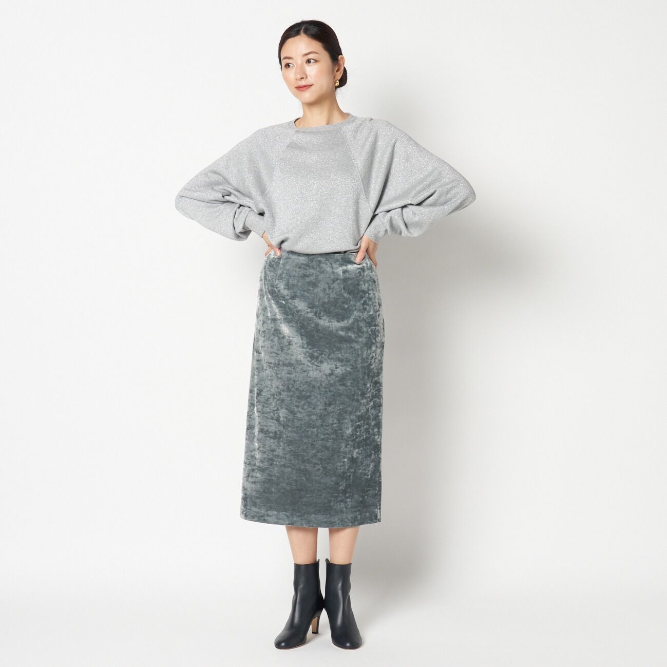 HELIOPOLE「HELIOPOLE GLITTER SWEAT SHIRT」|Tシャツ・カットソー|