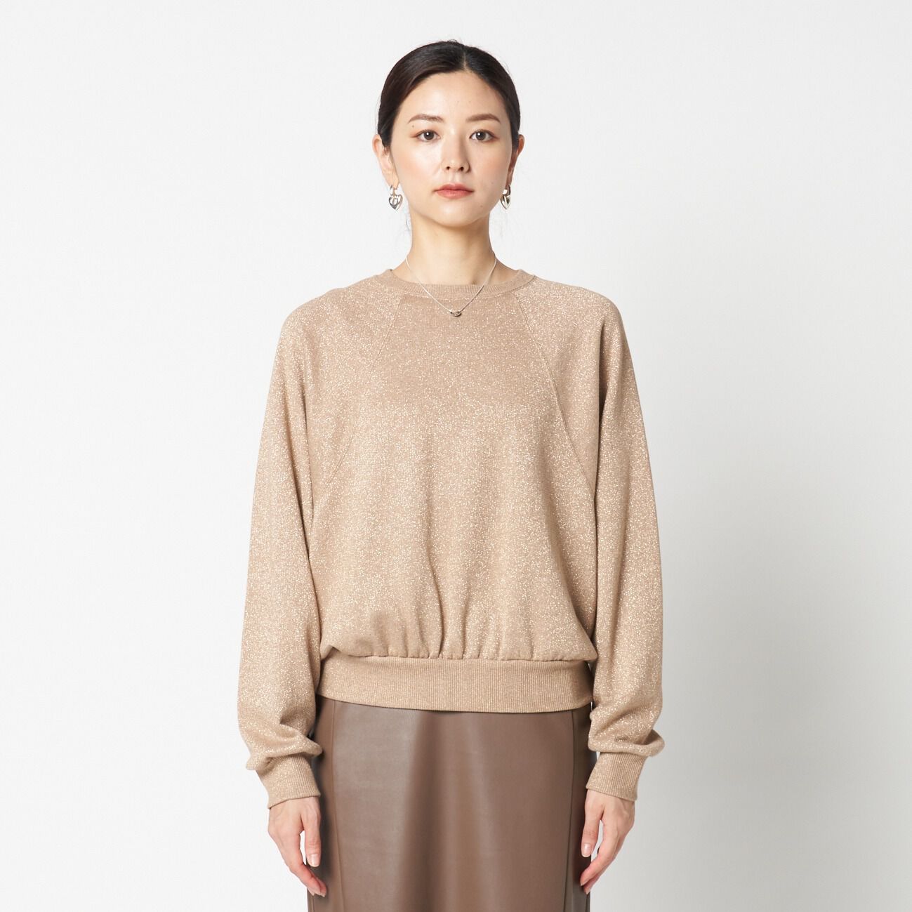 HELIOPOLE「HELIOPOLE GLITTER SWEAT SHIRT」|Tシャツ・カットソー|