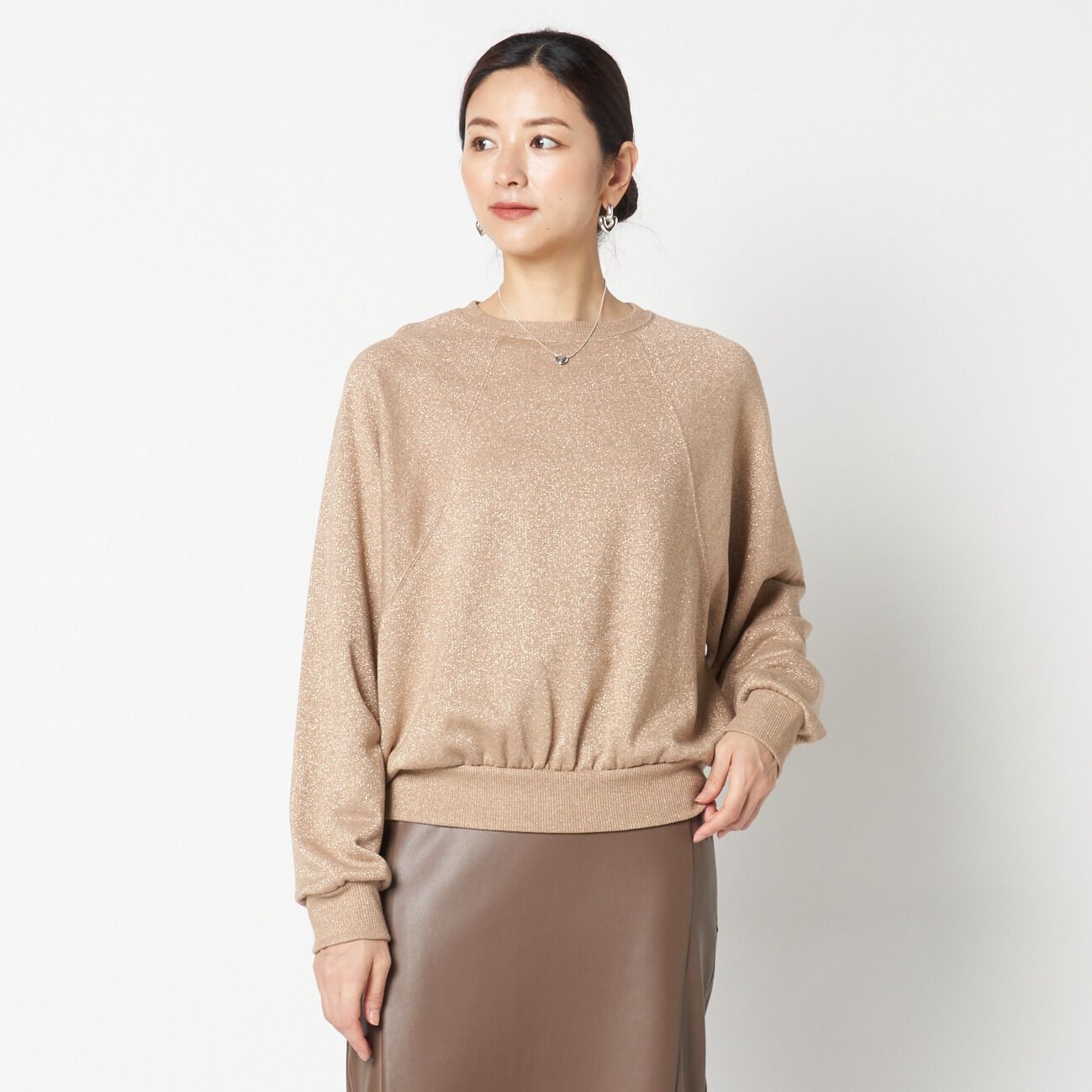 HELIOPOLE「HELIOPOLE GLITTER SWEAT SHIRT」|Tシャツ・カットソー|