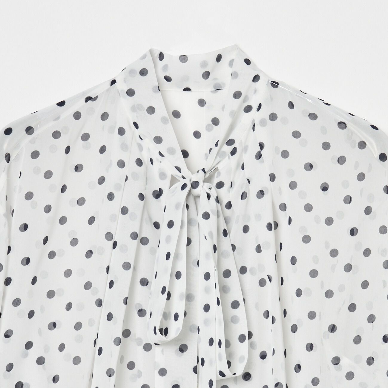HELIOPOLE「HELIOPOLE DOT BOWTIE BLOUSE」|シャツ・ブラウス|
